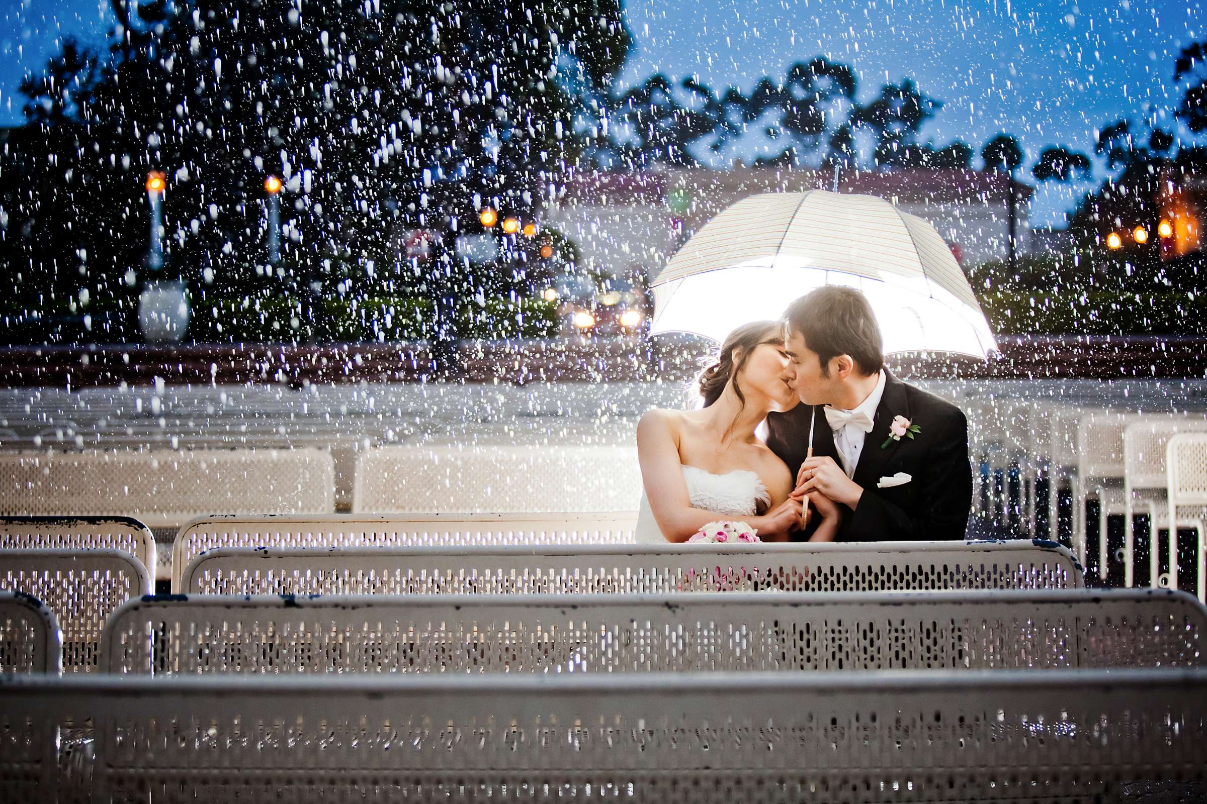 Rainy Day, Photographers Favorite at The Prado Wedding, Shunan and Kazuyuki Wedding Photo #342280 by True Photography