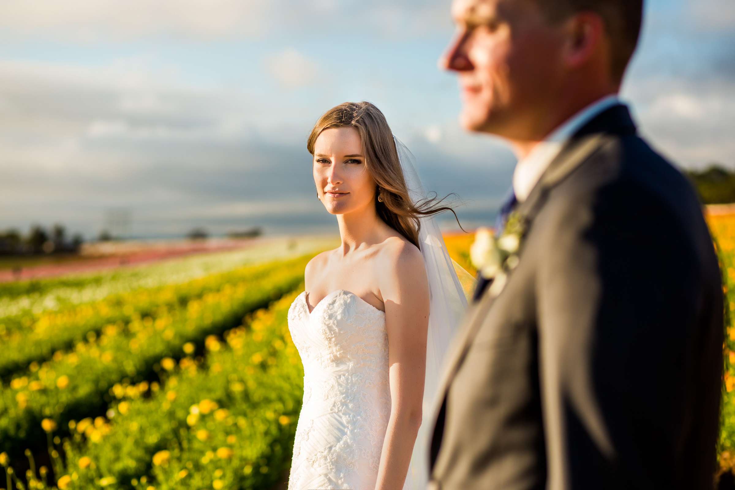 The Flower Fields at Carlsbad Ranch Wedding coordinated by Events by Jackie Fuhrman, Jenna and Kyle Wedding Photo #3 by True Photography