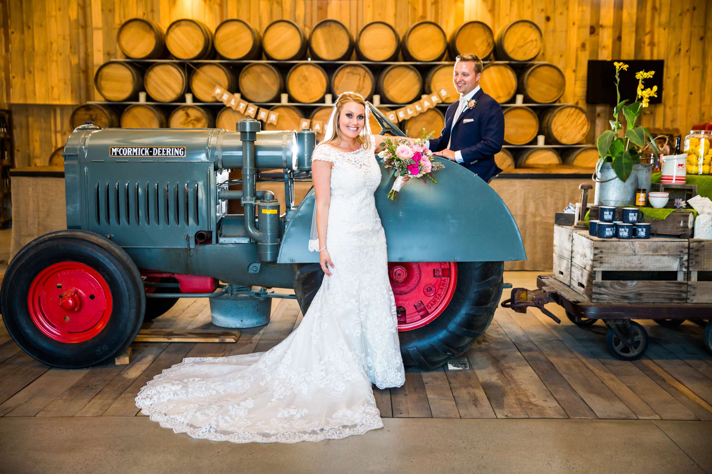 Peltzer Winery Wedding, Jaclyn and Nick Wedding Photo #9 by True Photography