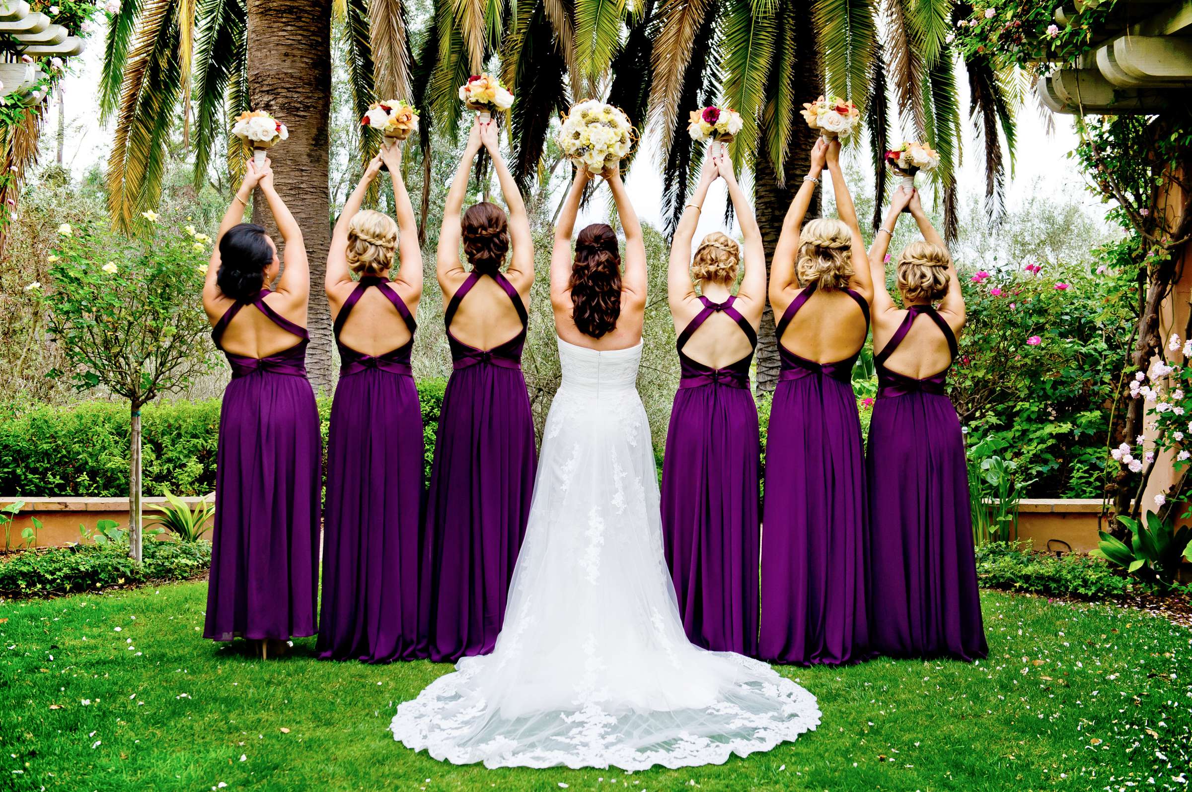 Rancho Valencia Wedding coordinated by EverAfter Events, Brittany and Aaron Wedding Photo #355313 by True Photography