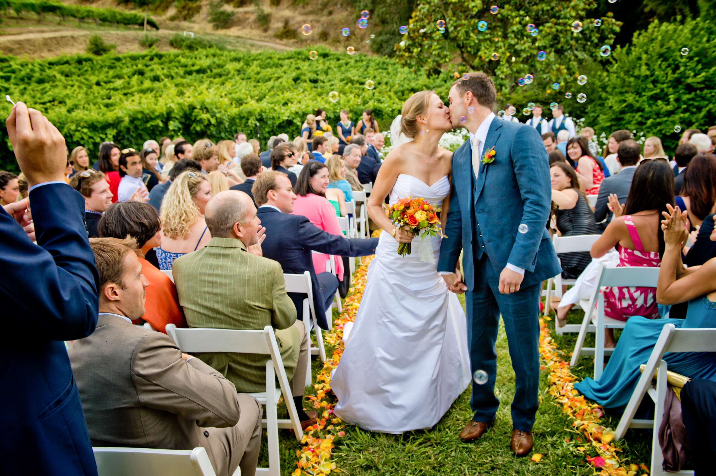 Yates Family Vineyard Wedding coordinated by Napa Valley Celebrations, Katie and Patrick Wedding Photo #356147 by True Photography