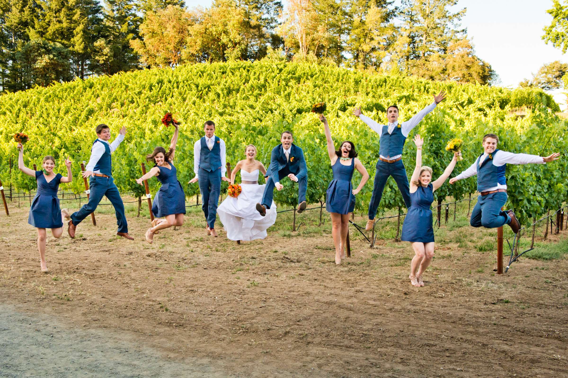 Yates Family Vineyard Wedding coordinated by Napa Valley Celebrations, Katie and Patrick Wedding Photo #356151 by True Photography