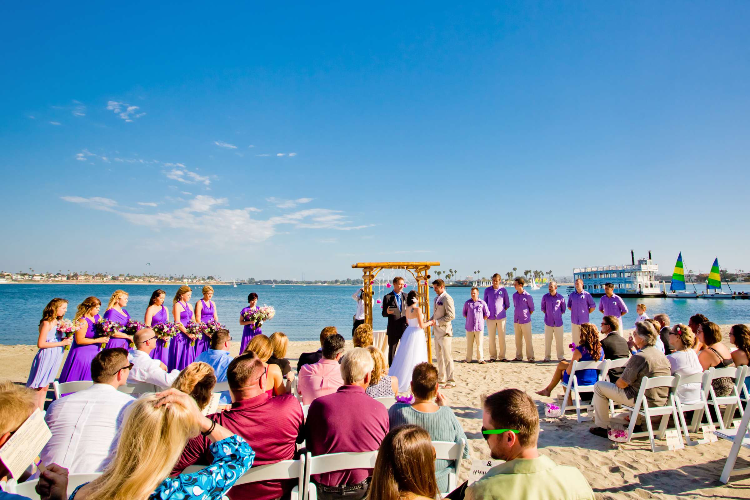 Catamaran Resort Wedding coordinated by Hannah Smith Events, Kara and Sean Wedding Photo #362908 by True Photography