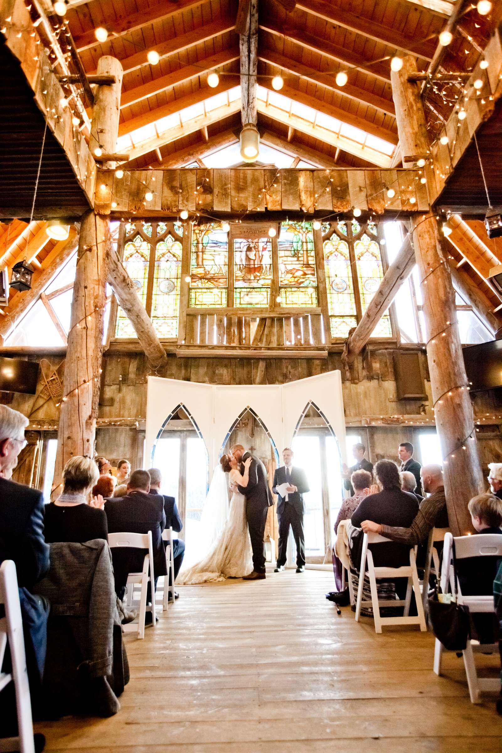 The Barn at Evergreen Memorial Park Wedding, Melanie and Taylor Jay Wedding Photo #371849 by True Photography