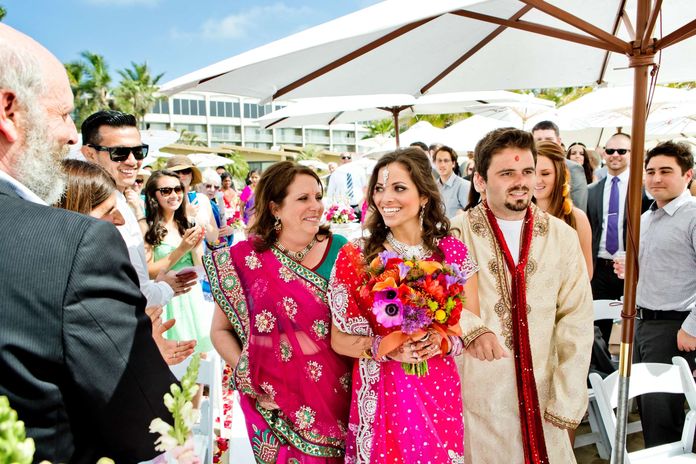 Bahia Hotel Wedding coordinated by Utsav Events, Rachel and Kalpit Wedding Photo #371904 by True Photography
