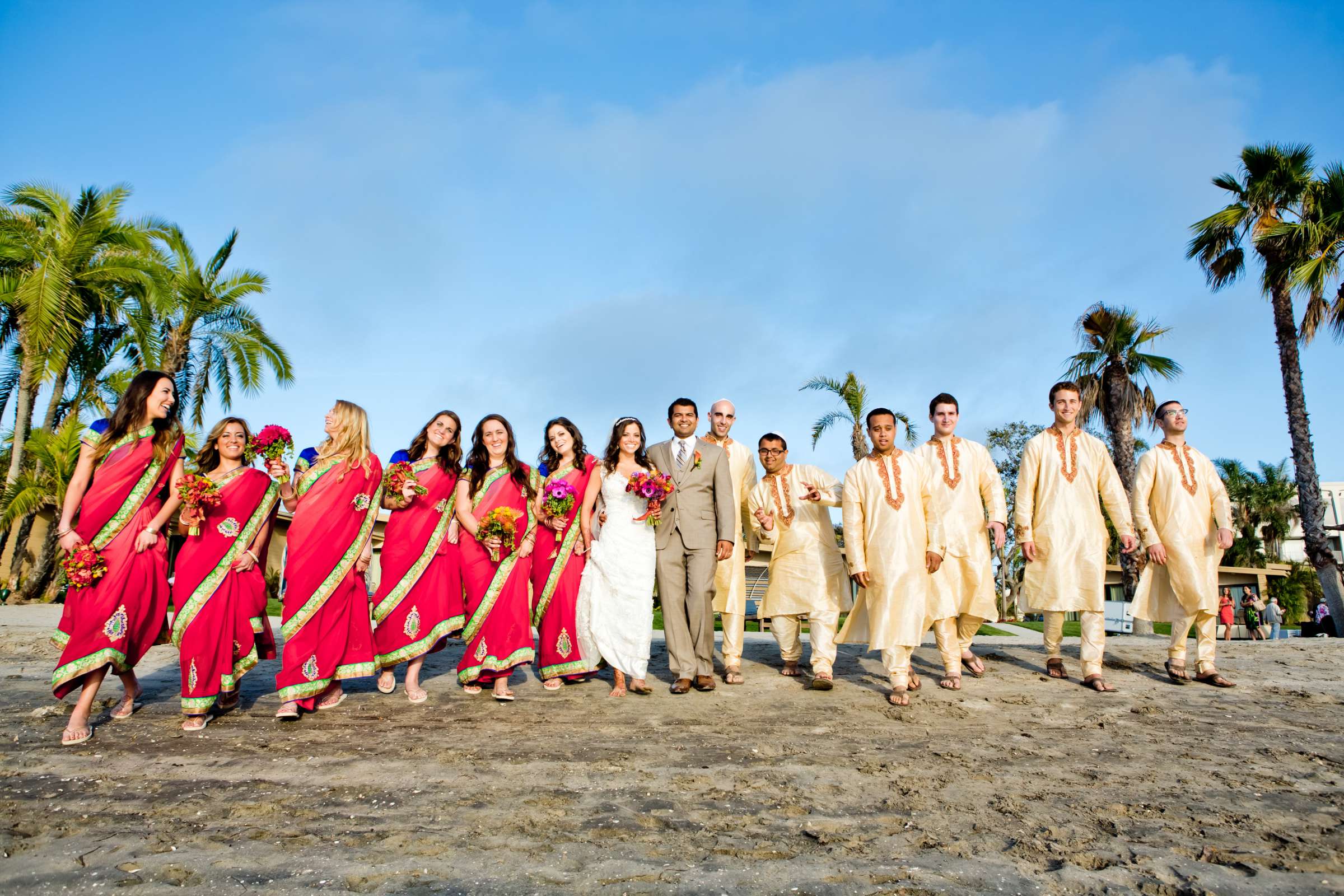 Bahia Hotel Wedding coordinated by Utsav Events, Rachel and Kalpit Wedding Photo #371917 by True Photography