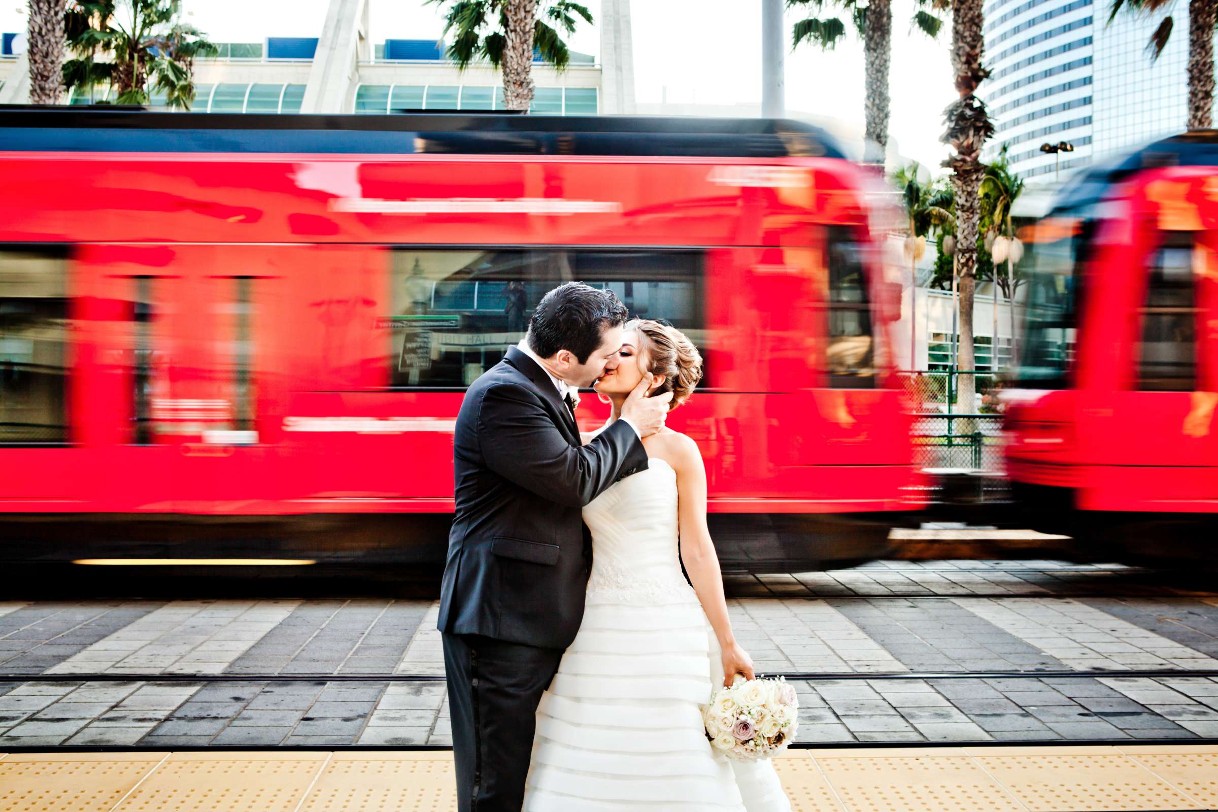 Marriott Marquis San Diego Marina Wedding coordinated by Now That's a Party, Hala and Marc Wedding Photo #375172 by True Photography