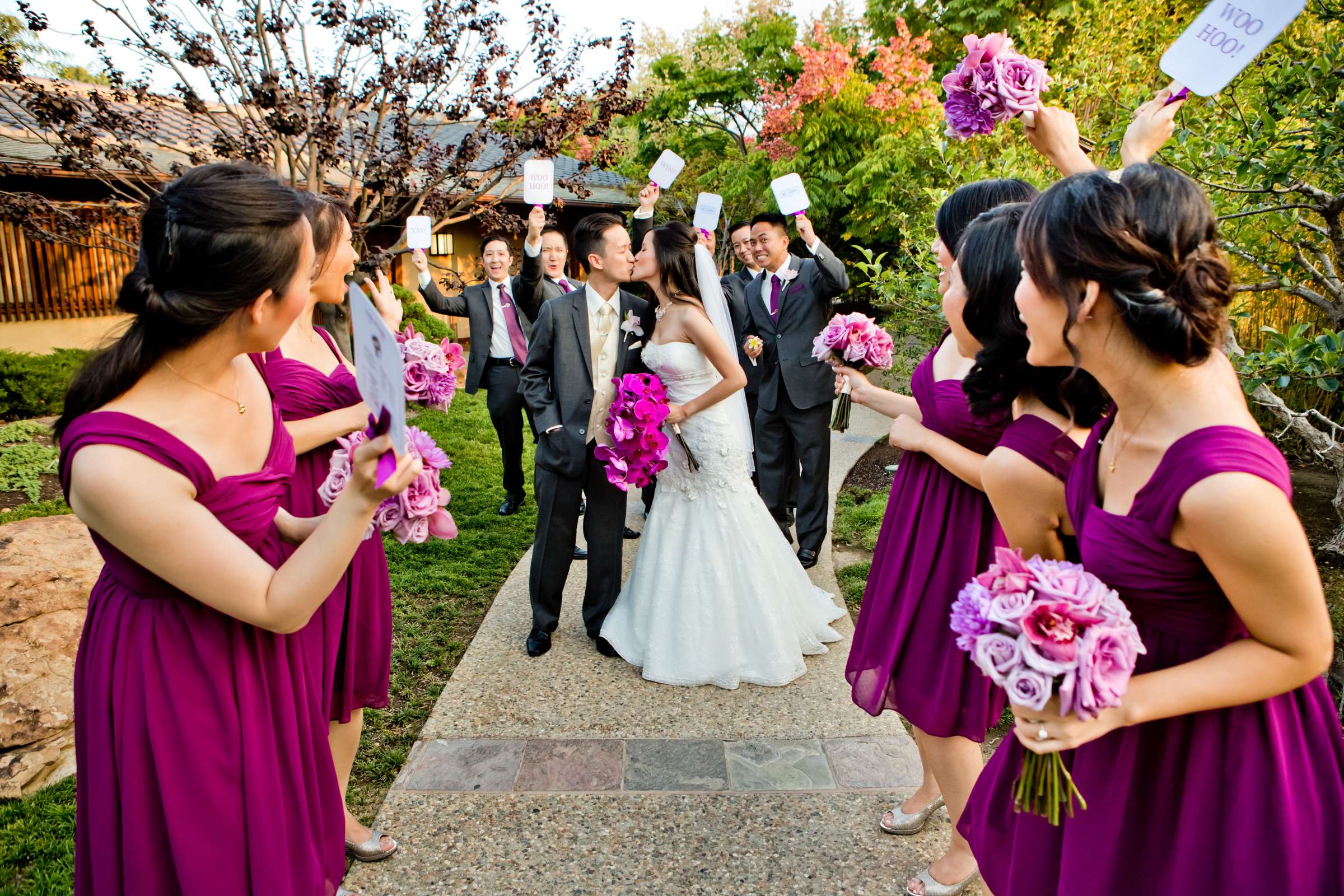 Japanese Friendship Garden Wedding coordinated by InStyle Event Planning, Linda and Hugh Wedding Photo #377228 by True Photography