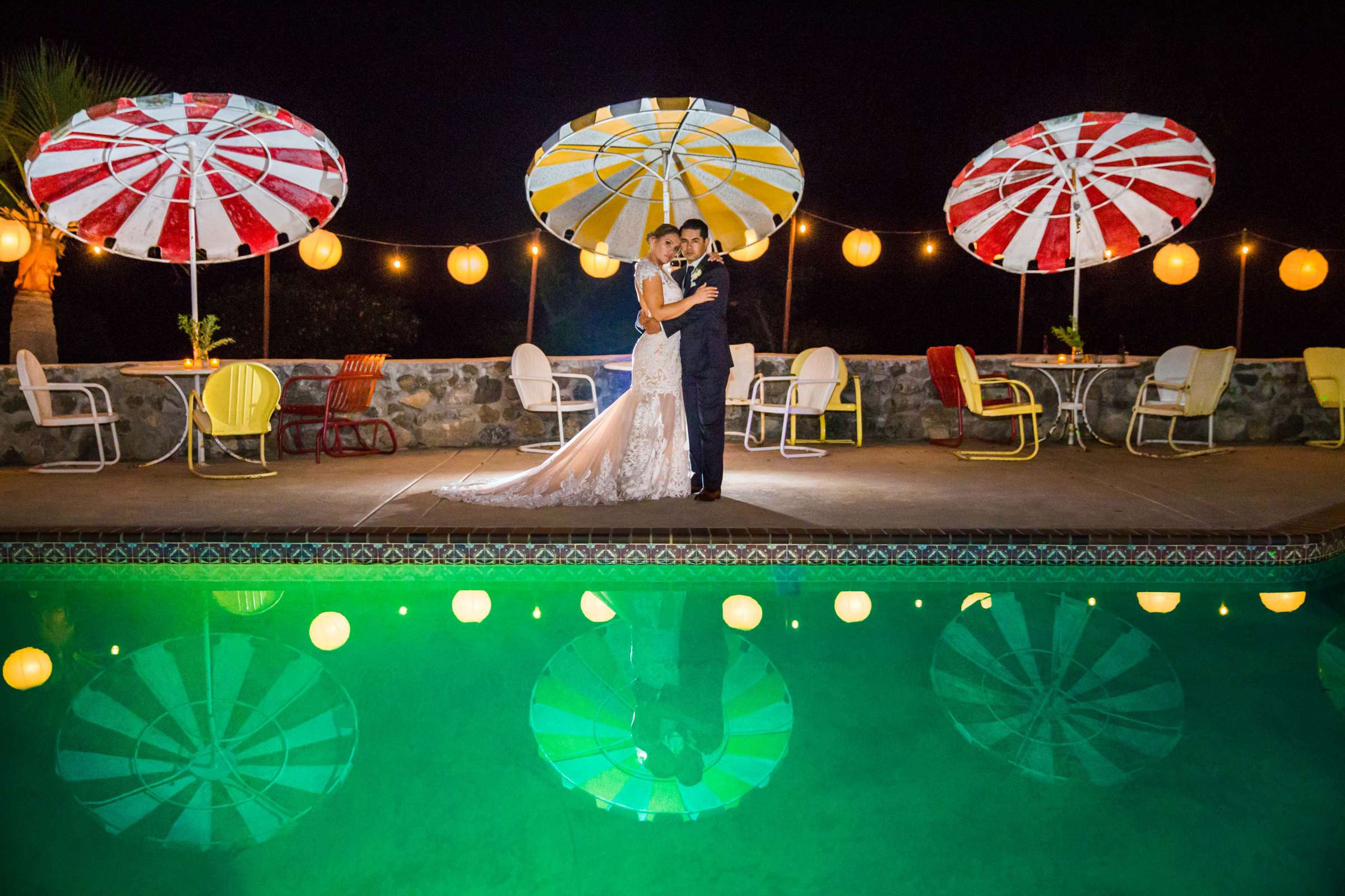 Reflection at Condors Nest Ranch Wedding, Jessica and Juan Carlos Wedding Photo #32 by True Photography