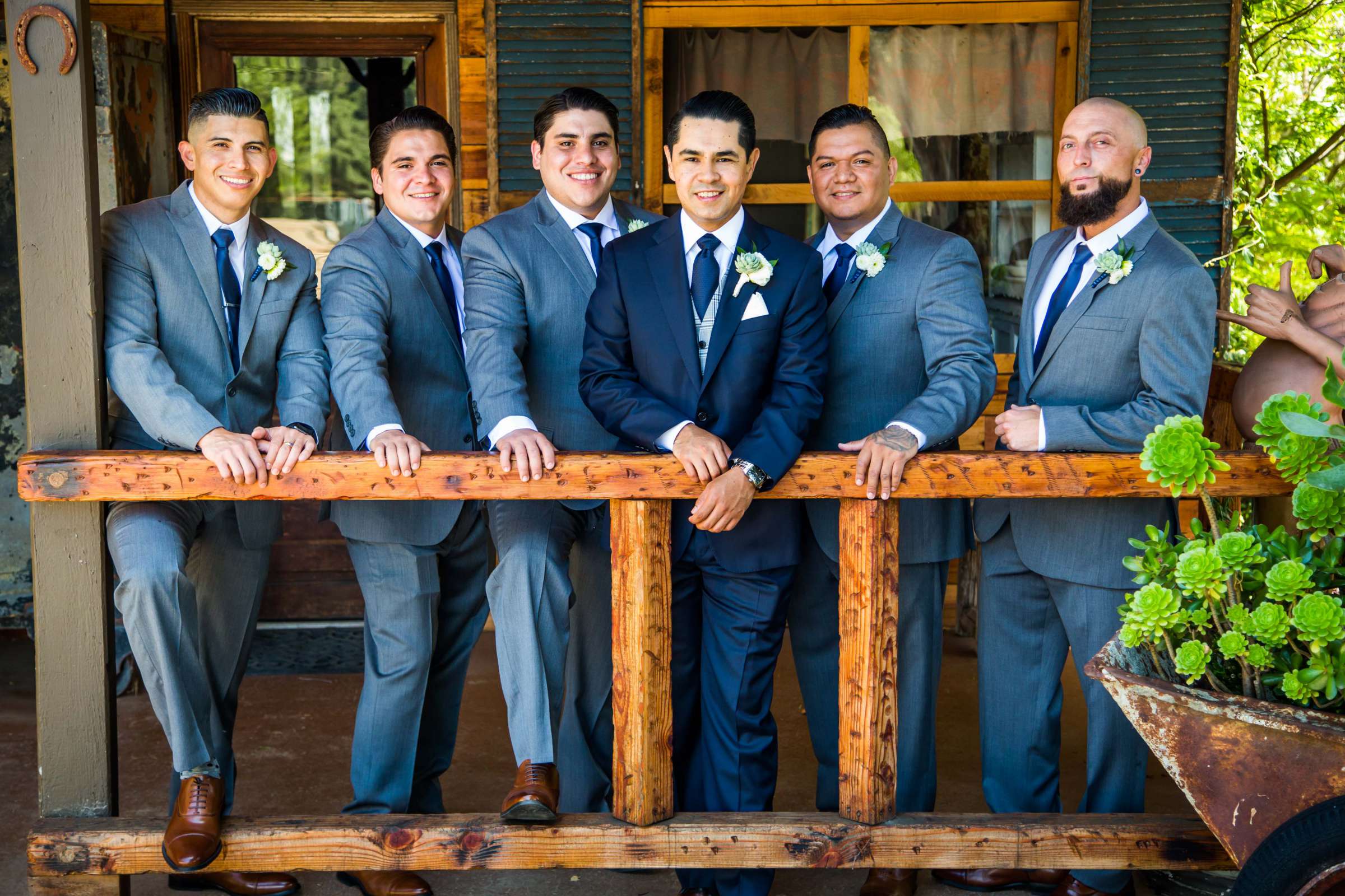 Groomsmen, Rustic photo at Condors Nest Ranch Wedding, Jessica and Juan Carlos Wedding Photo #61 by True Photography