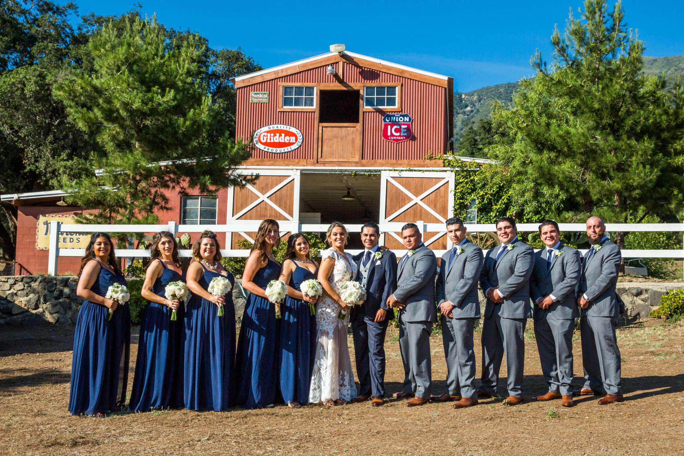 Bridal Party, Farm at Condors Nest Ranch Wedding, Jessica and Juan Carlos Wedding Photo #103 by True Photography