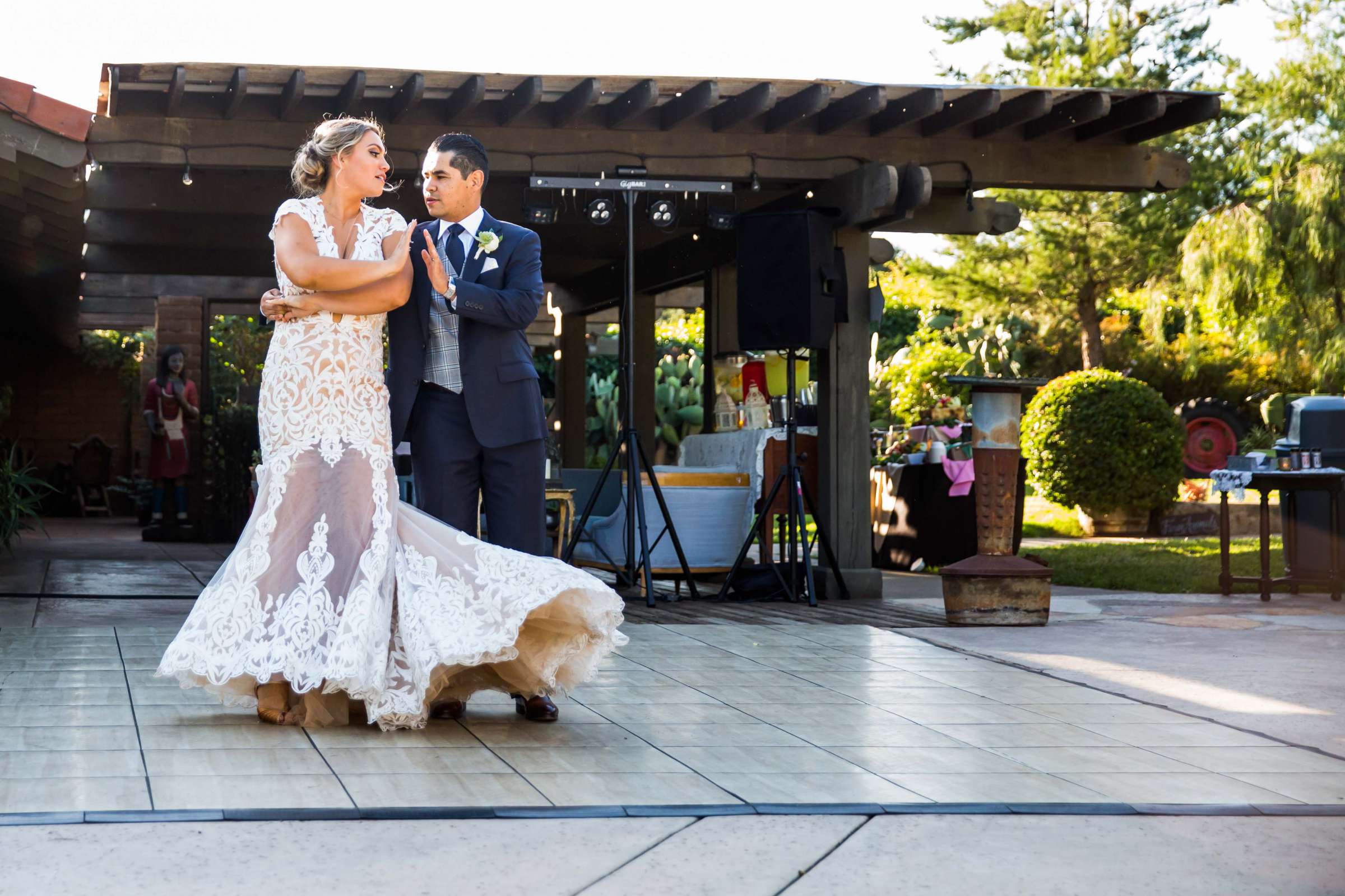 First Dance at Condors Nest Ranch Wedding, Jessica and Juan Carlos Wedding Photo #129 by True Photography