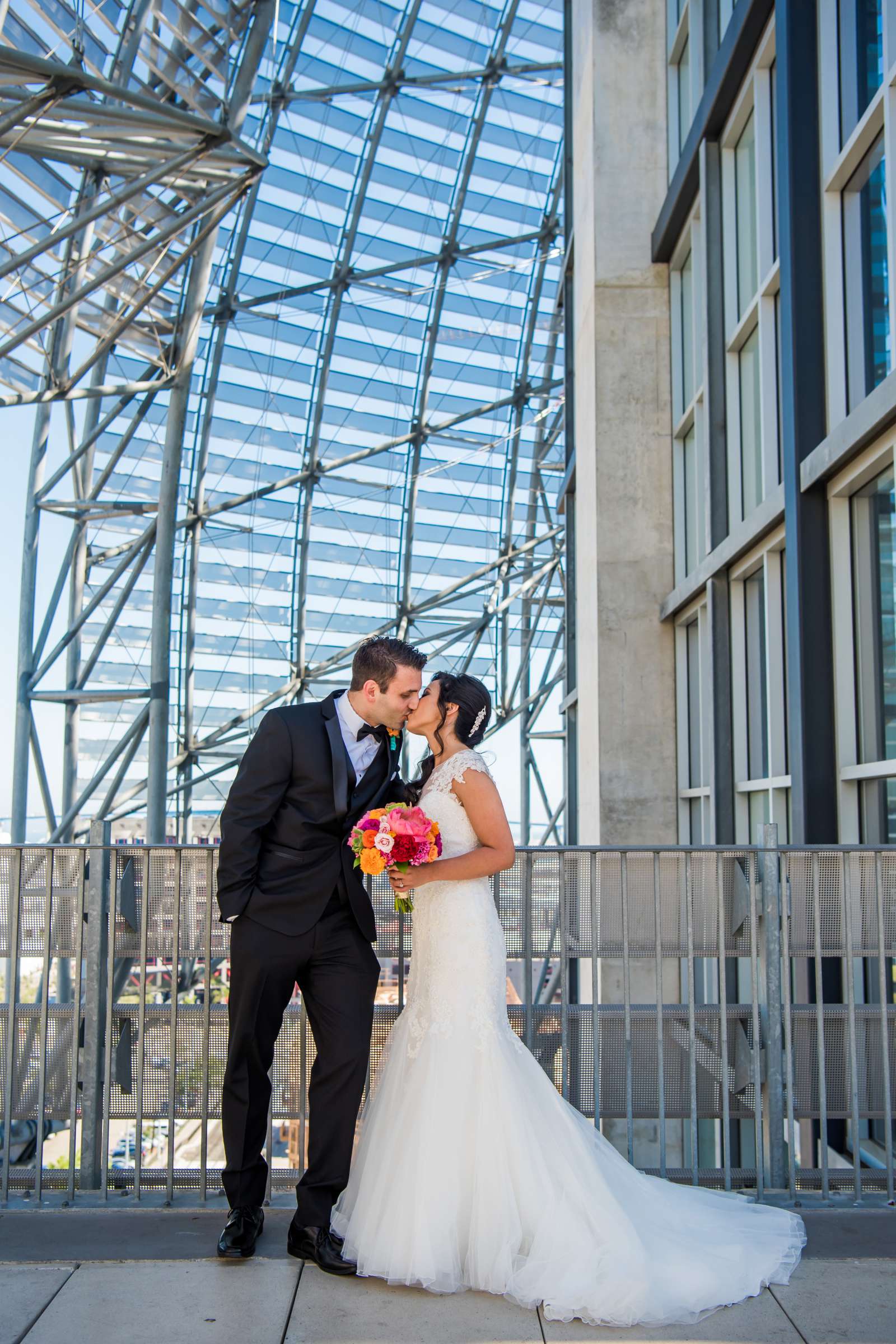 San Diego Central Library Wedding, Stephanie and Omar Wedding Photo #13 by True Photography