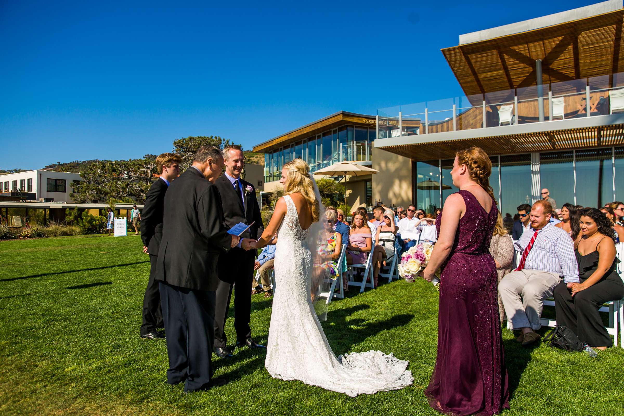 Scripps Seaside Forum Wedding coordinated by First Comes Love Weddings & Events, Christina and Sean Wedding Photo #387764 by True Photography