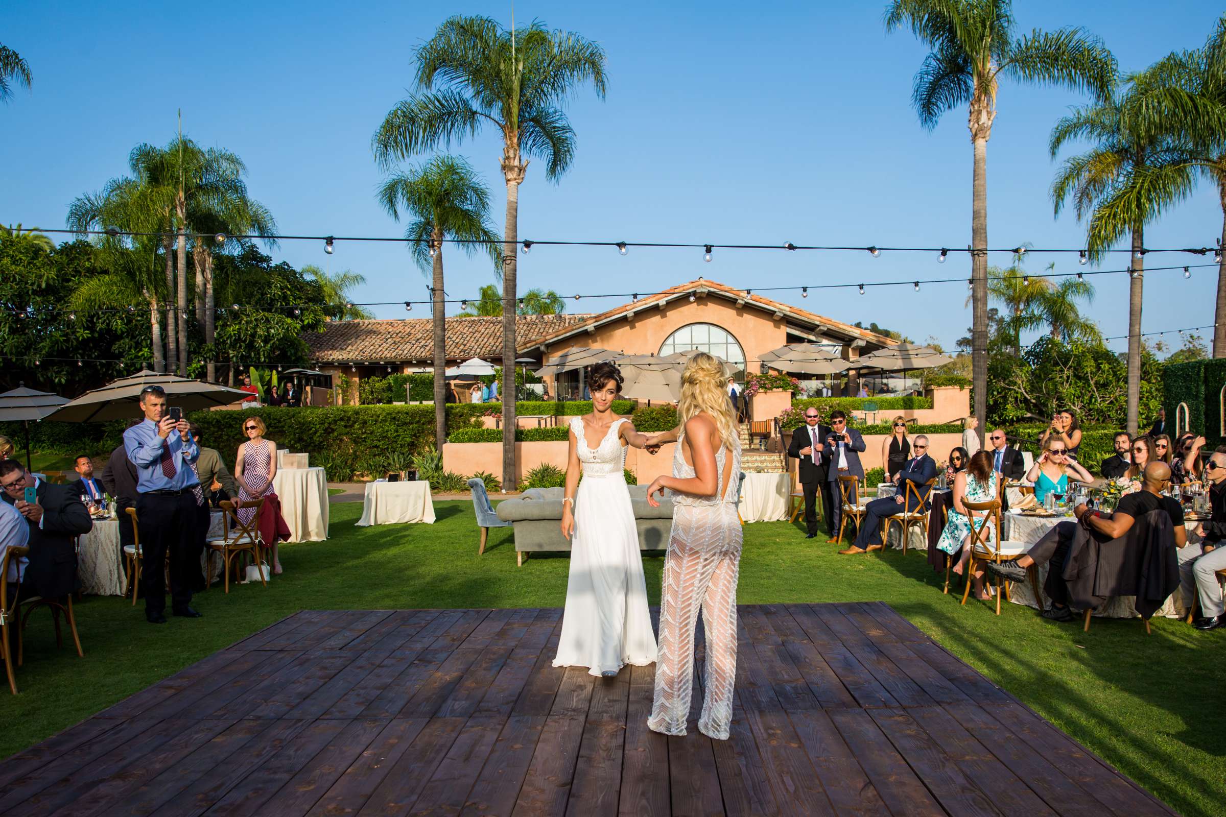 Rancho Valencia Wedding coordinated by Thomas Bui Lifestyle, Kerstin and Lottie Wedding Photo #94 by True Photography