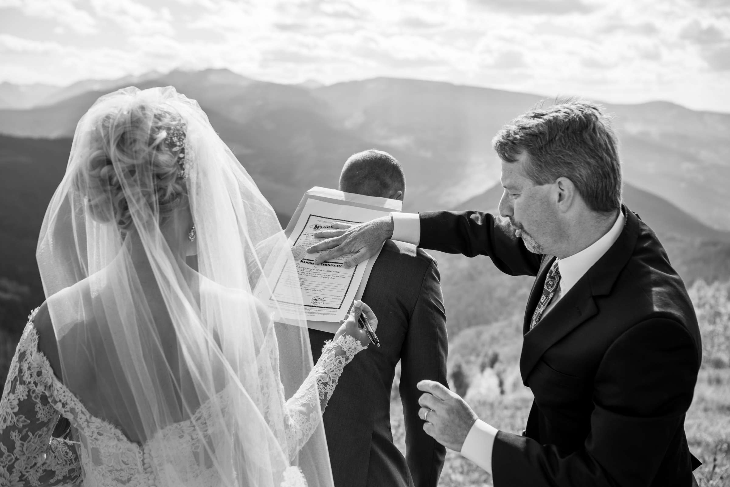 The Vail Wedding Deck Wedding coordinated by Carolyn Moorman, Heidi and Justin Wedding Photo #77 by True Photography