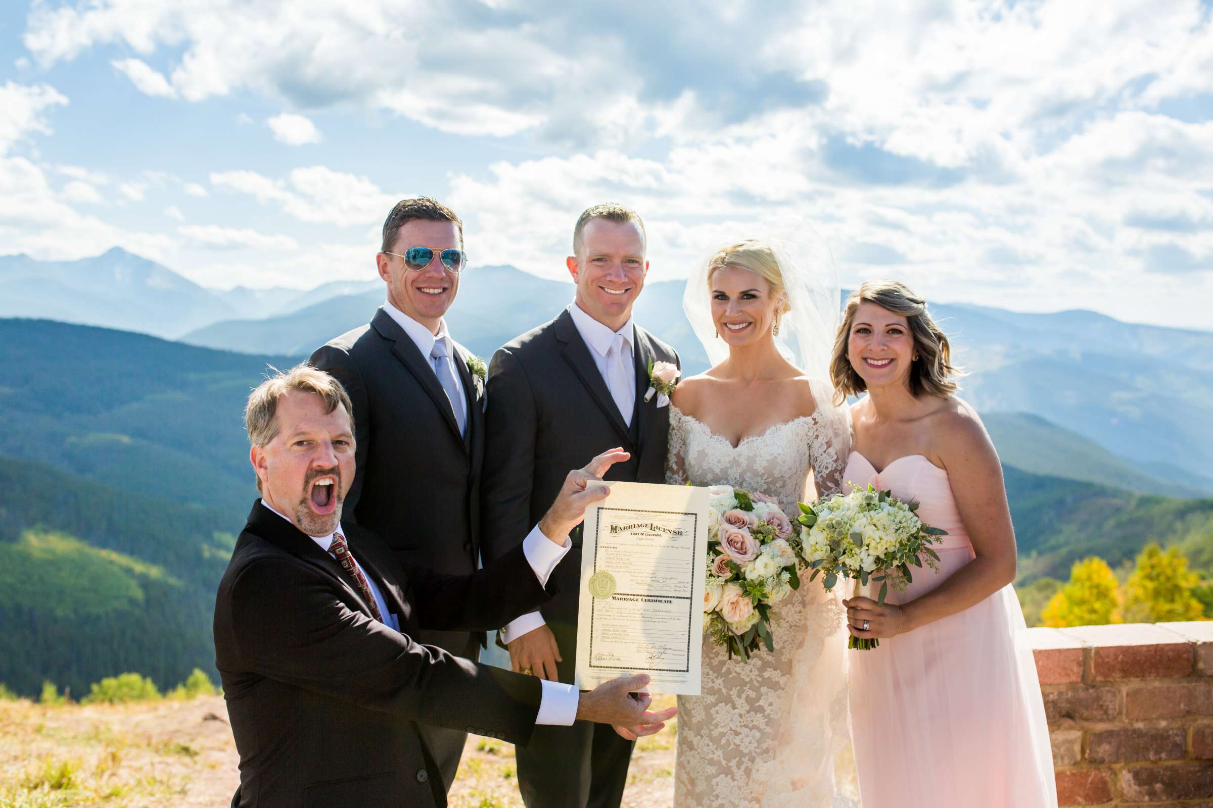 The Vail Wedding Deck Wedding coordinated by Carolyn Moorman, Heidi and Justin Wedding Photo #78 by True Photography
