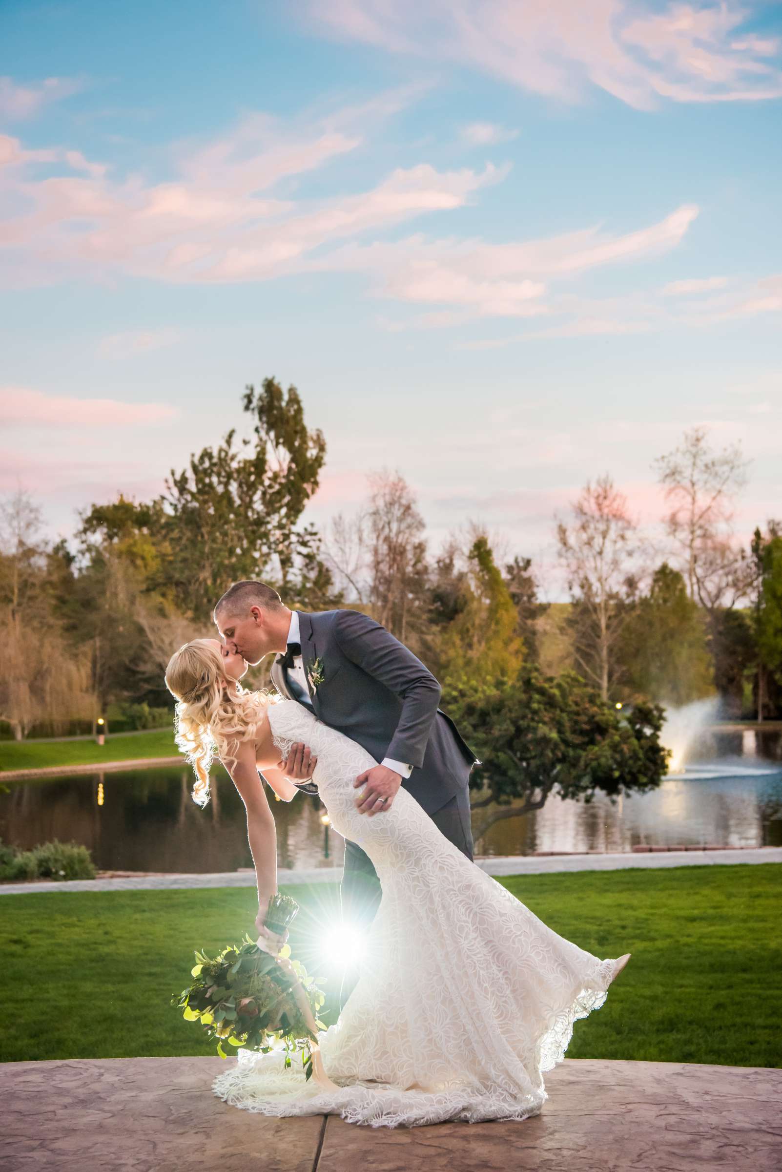 Romantic moment at Grand Tradition Estate Wedding, Lynsie and Adam Wedding Photo #25 by True Photography