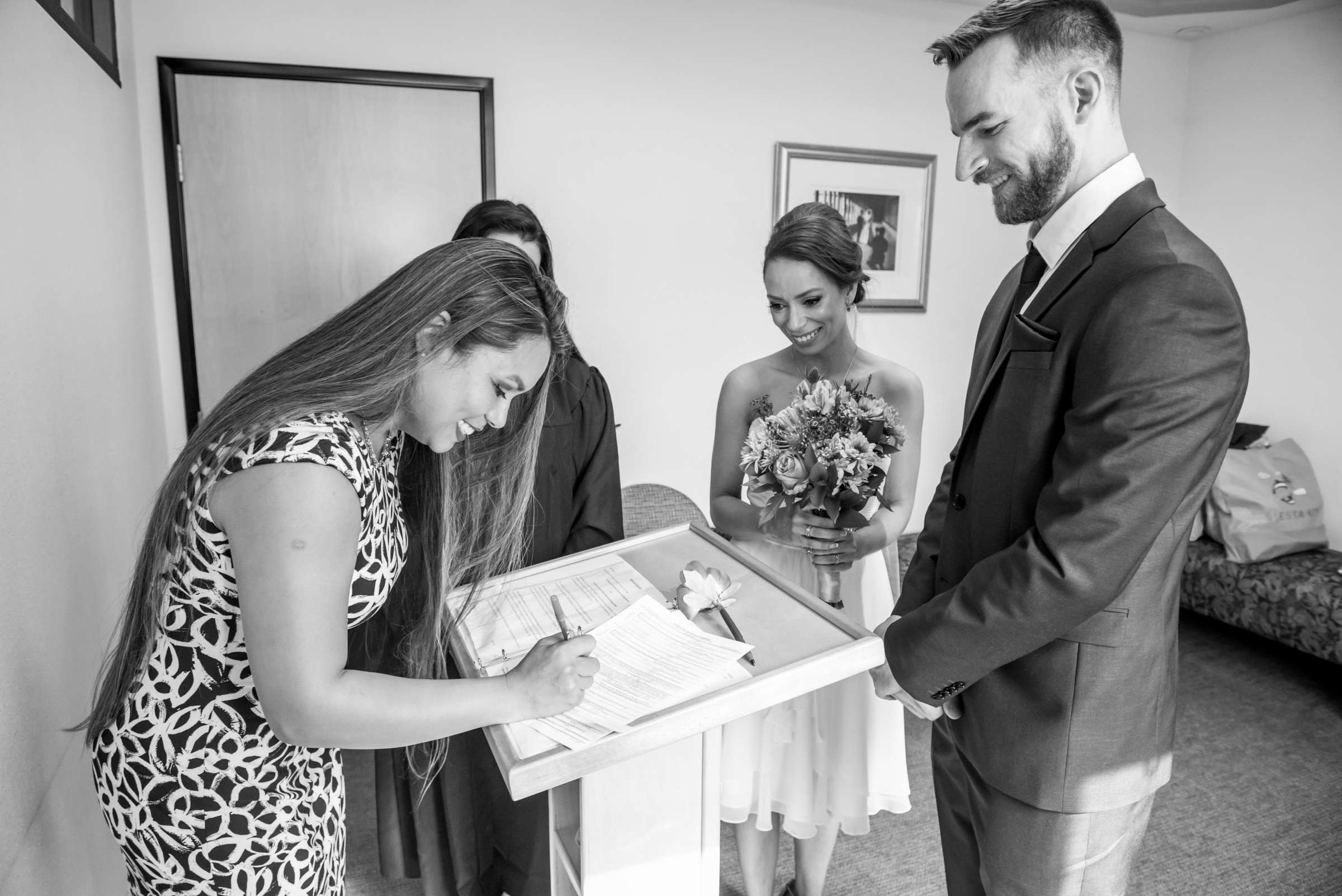 San Diego Courthouse Wedding, Brittany and Nicholas Wedding Photo #454887 by True Photography