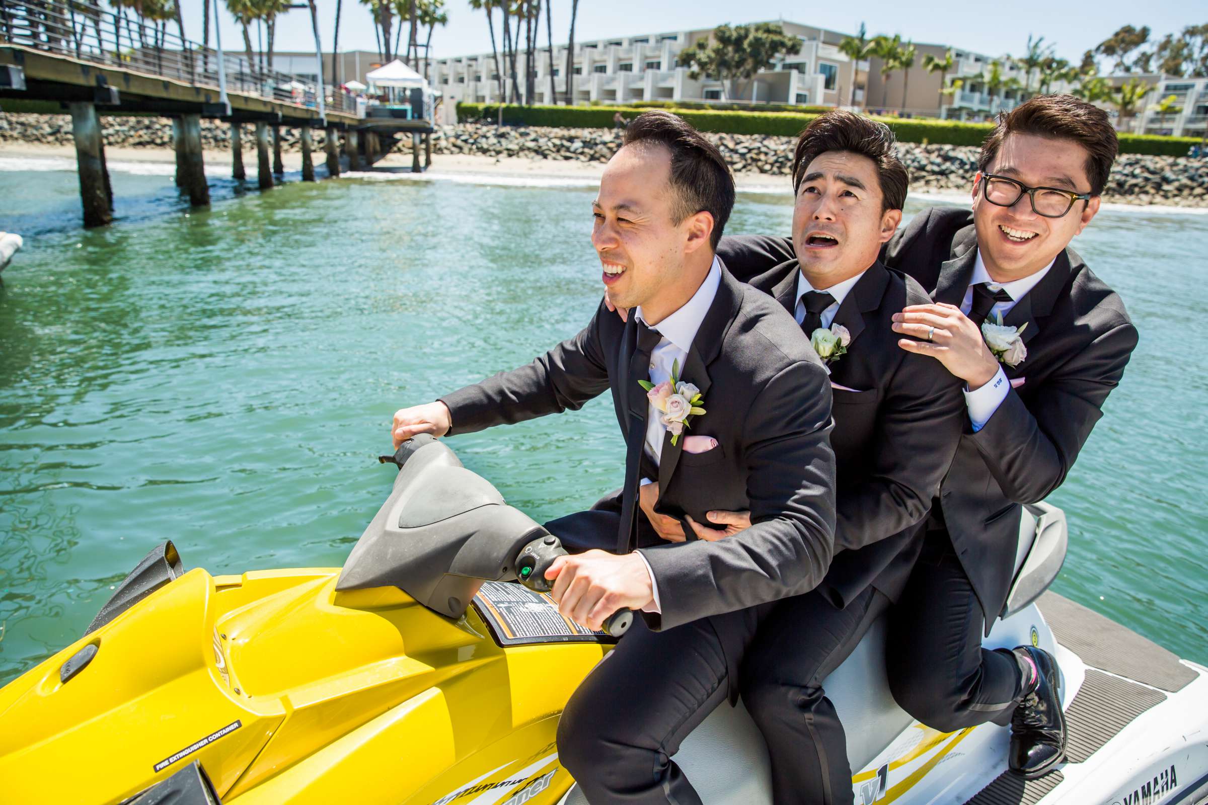 Funny moment, Photographers Favorite at Coronado Island Marriott Resort & Spa Wedding, Jessica and Brenton Wedding Photo #11 by True Photography