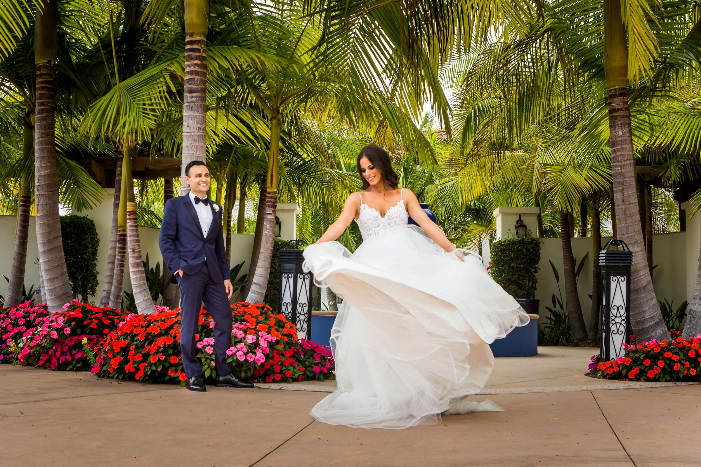 Omni La Costa Resort & Spa Wedding coordinated by Fabulous Two Design, Kristyn and Mani Wedding Photo #1 by True Photography
