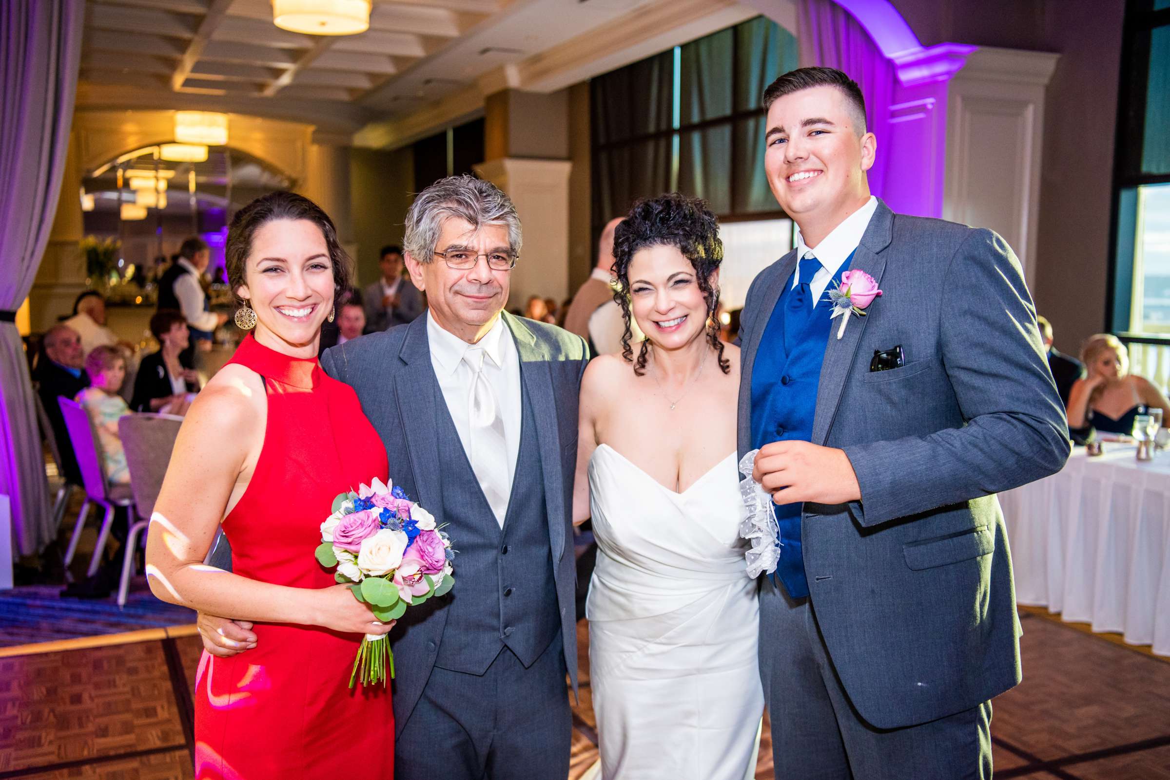 Manchester Grand Hyatt San Diego Wedding coordinated by First Comes Love Weddings & Events, Maria and David Wedding Photo #112 by True Photography