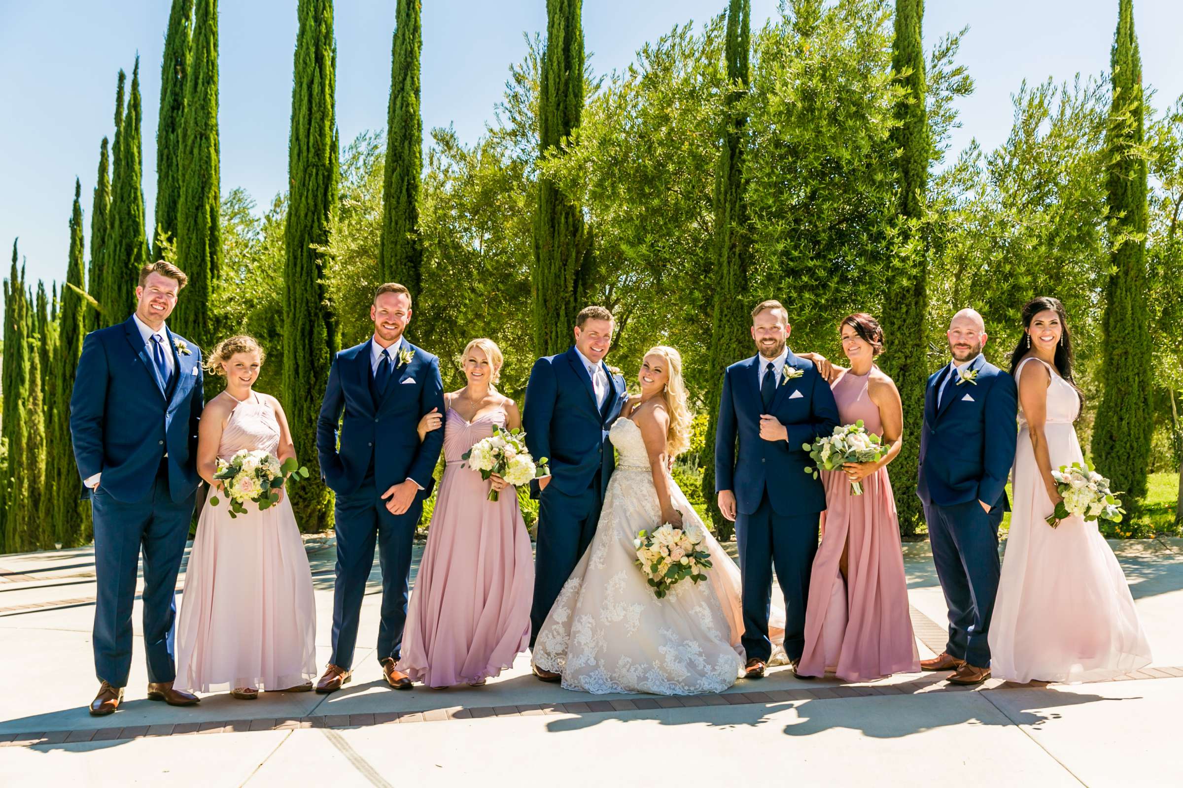 Bridal Party at Mount Palomar Winery Wedding, Meg and Eric Wedding Photo #477448 by True Photography