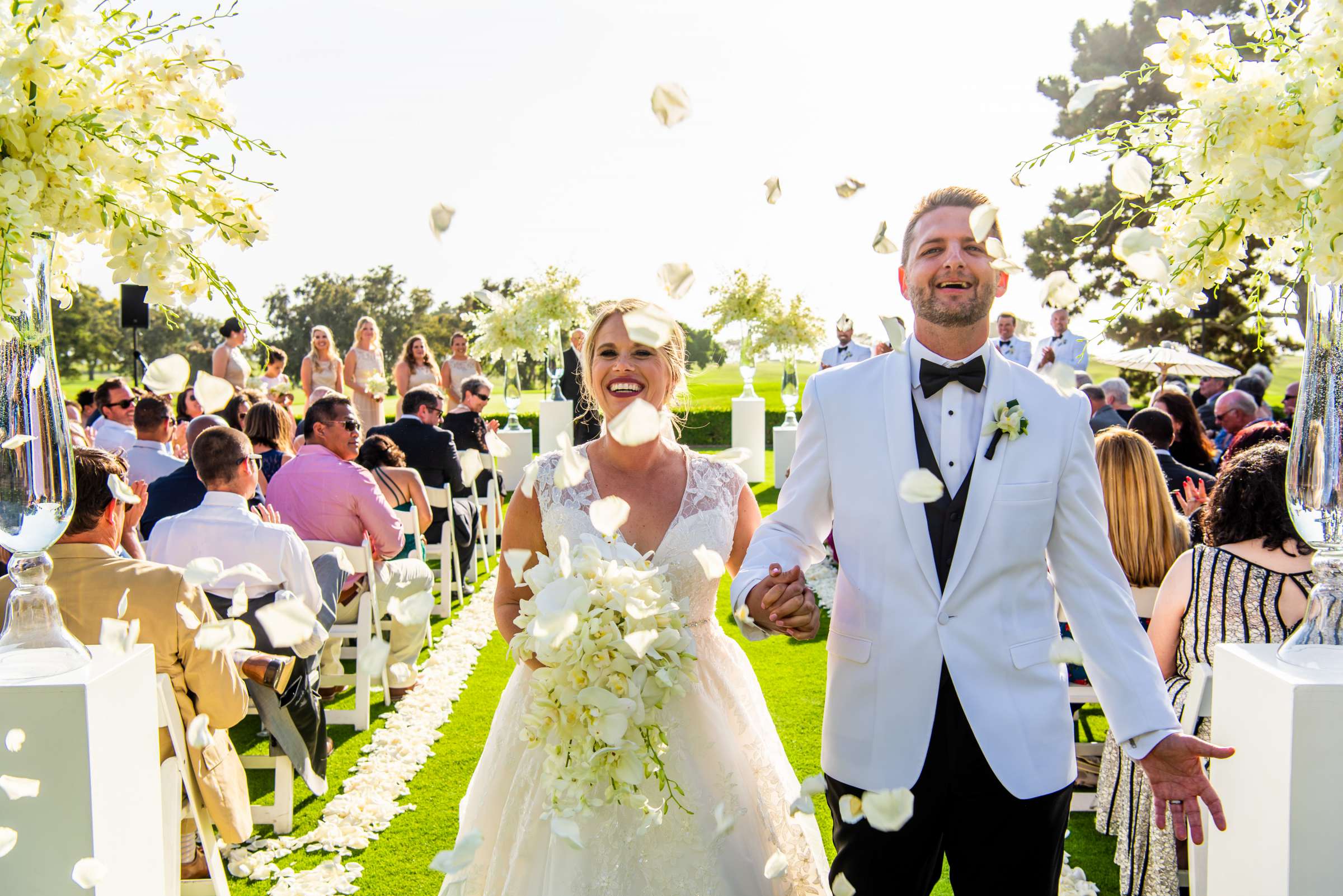 Lodge at Torrey Pines Wedding coordinated by Crown Weddings, Amy and Tim Wedding Photo #479154 by True Photography