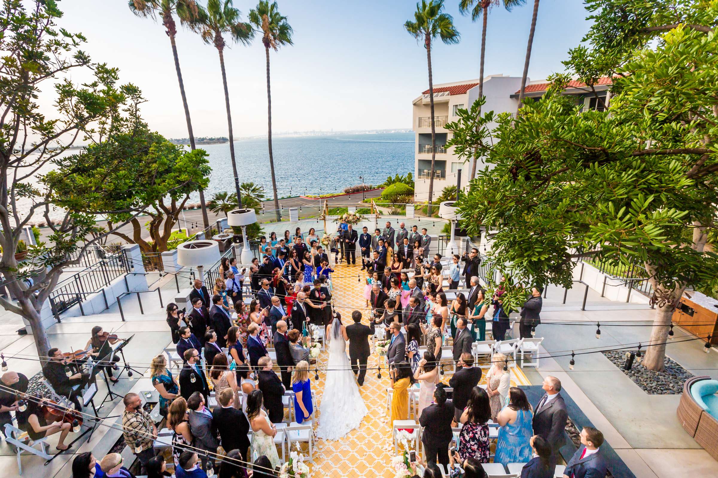 Loews Coronado Bay Resort Wedding coordinated by Aficial Events, Kellyn and Dwight Wedding Photo #491874 by True Photography