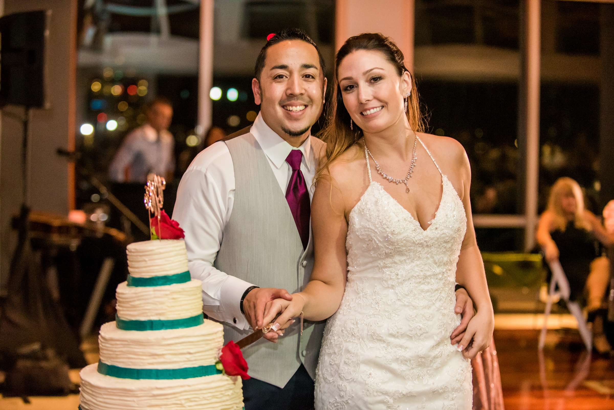 Hilton San Diego Bayfront Wedding, Roxane and Jay Wedding Photo #109 by True Photography