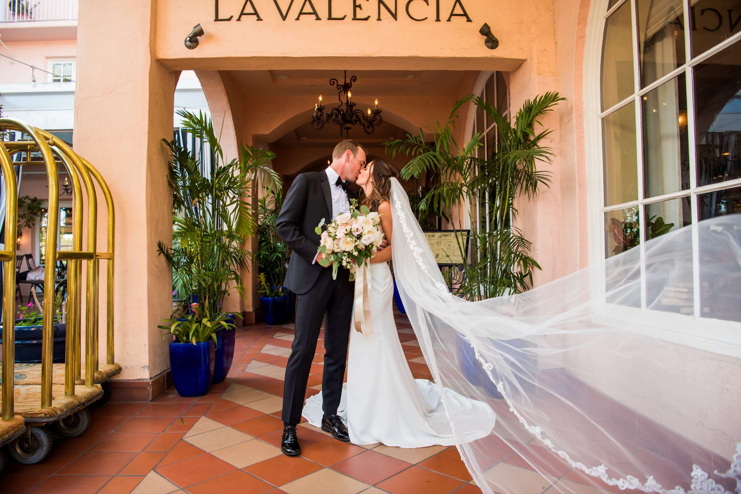 La Valencia Wedding coordinated by Sweet Blossom Weddings, Megan and Jacob Wedding Photo #3 by True Photography