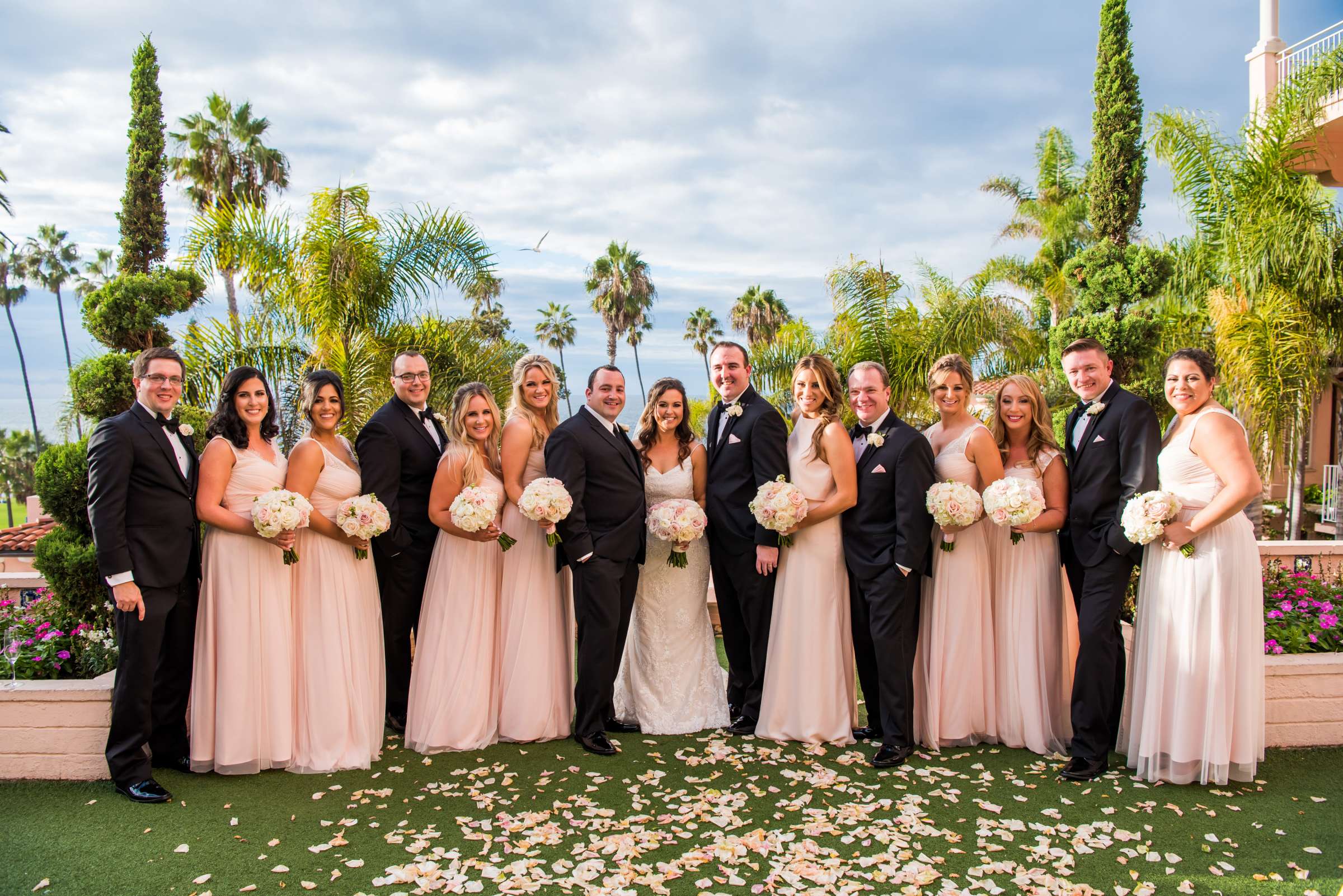 La Valencia Wedding coordinated by First Comes Love Weddings & Events, Aubrey and Jason Wedding Photo #4 by True Photography