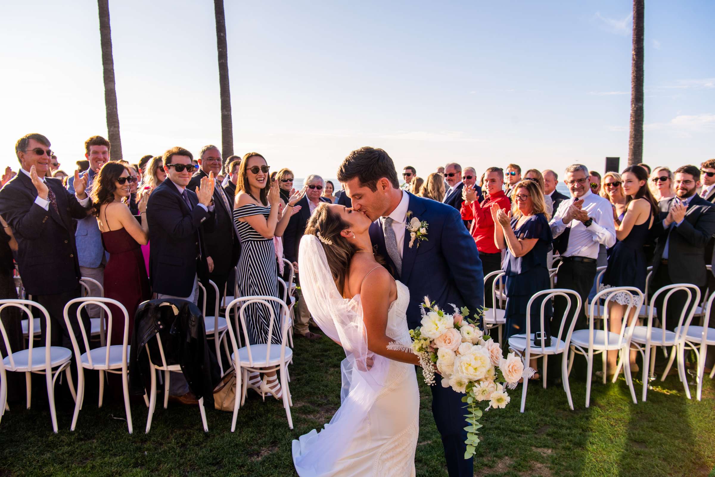 Scripps Seaside Forum Wedding coordinated by Amorology Weddings, Megan and Gregory Wedding Photo #59 by True Photography