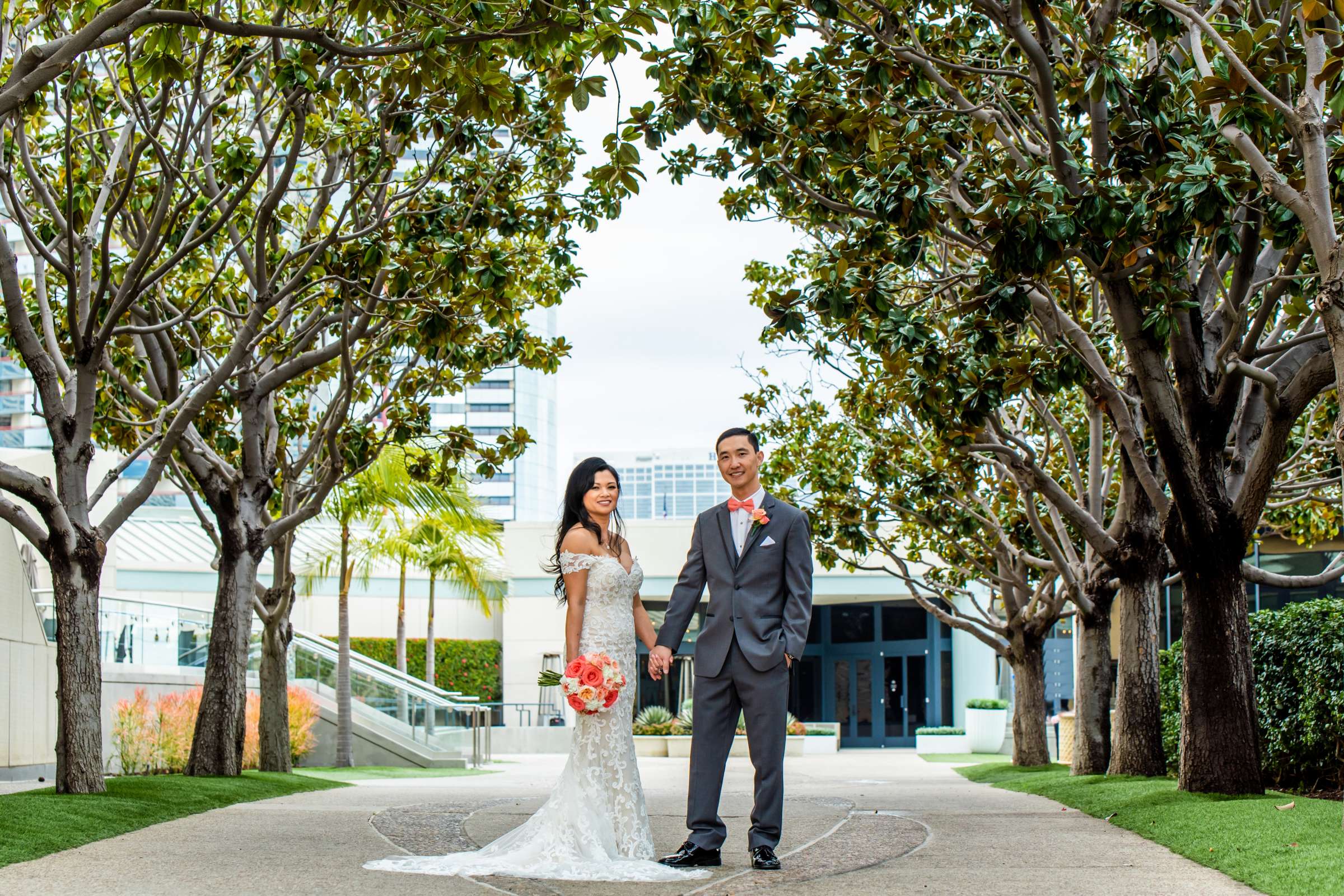 Manchester Grand Hyatt San Diego Wedding coordinated by Bella Mia Exclusive Events, Paula and Jimmy Wedding Photo #15 by True Photography