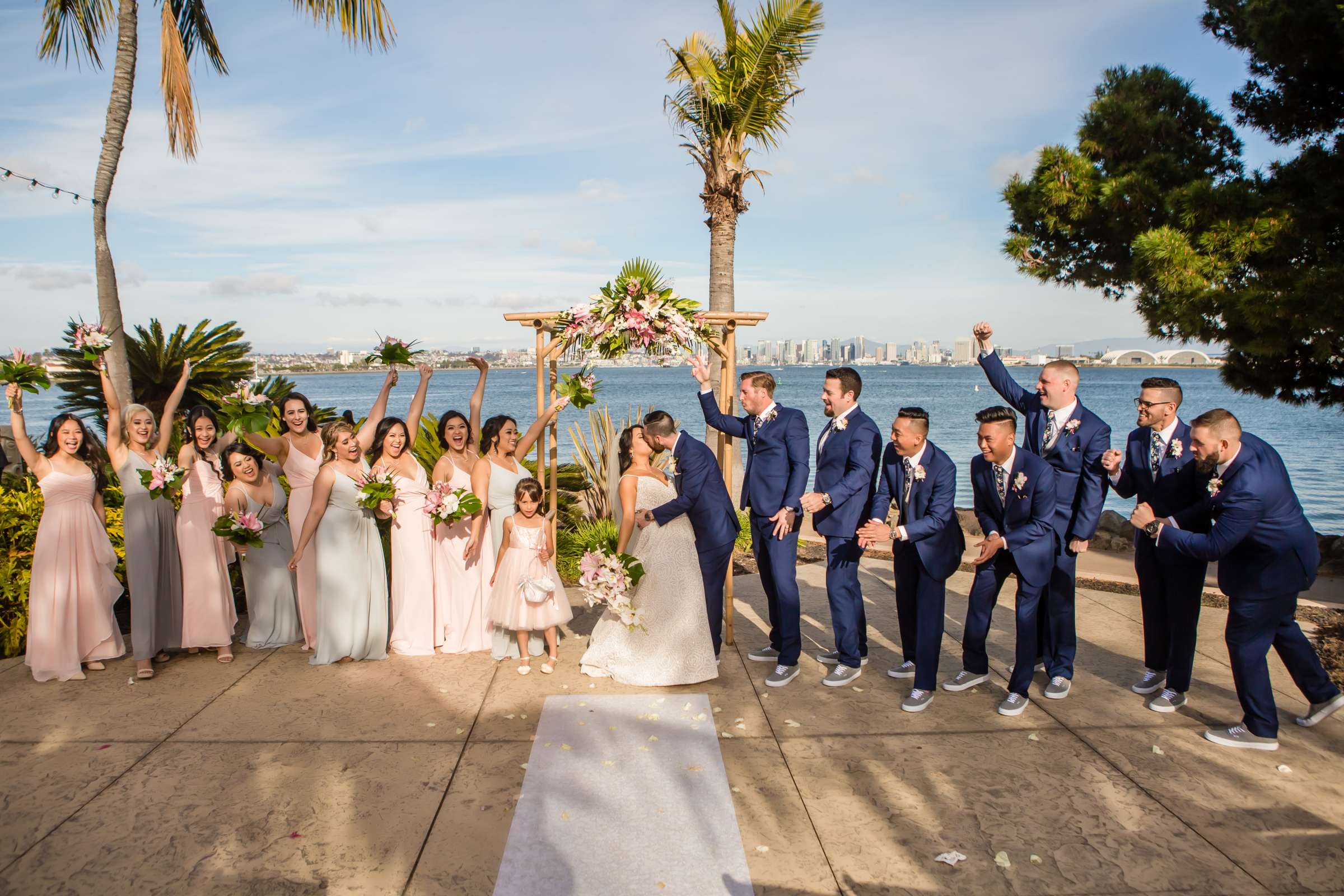 Bali Hai Wedding coordinated by Oh Happy Heart Events, Scott and Ashley Wedding Photo #15 by True Photography