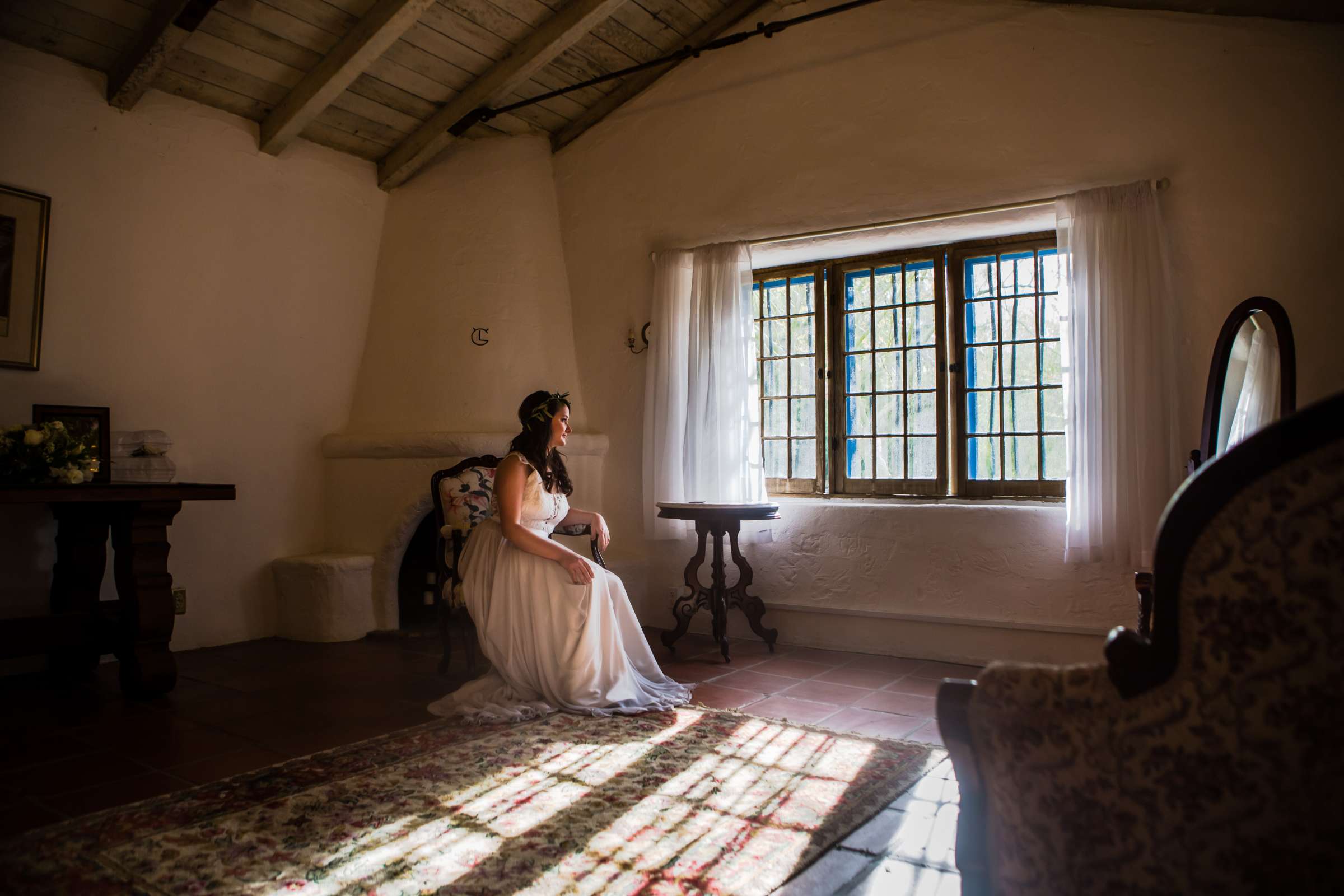 Bride at Leo Carrillo Ranch Wedding, Katie and Billy Wedding Photo #1 by True Photography