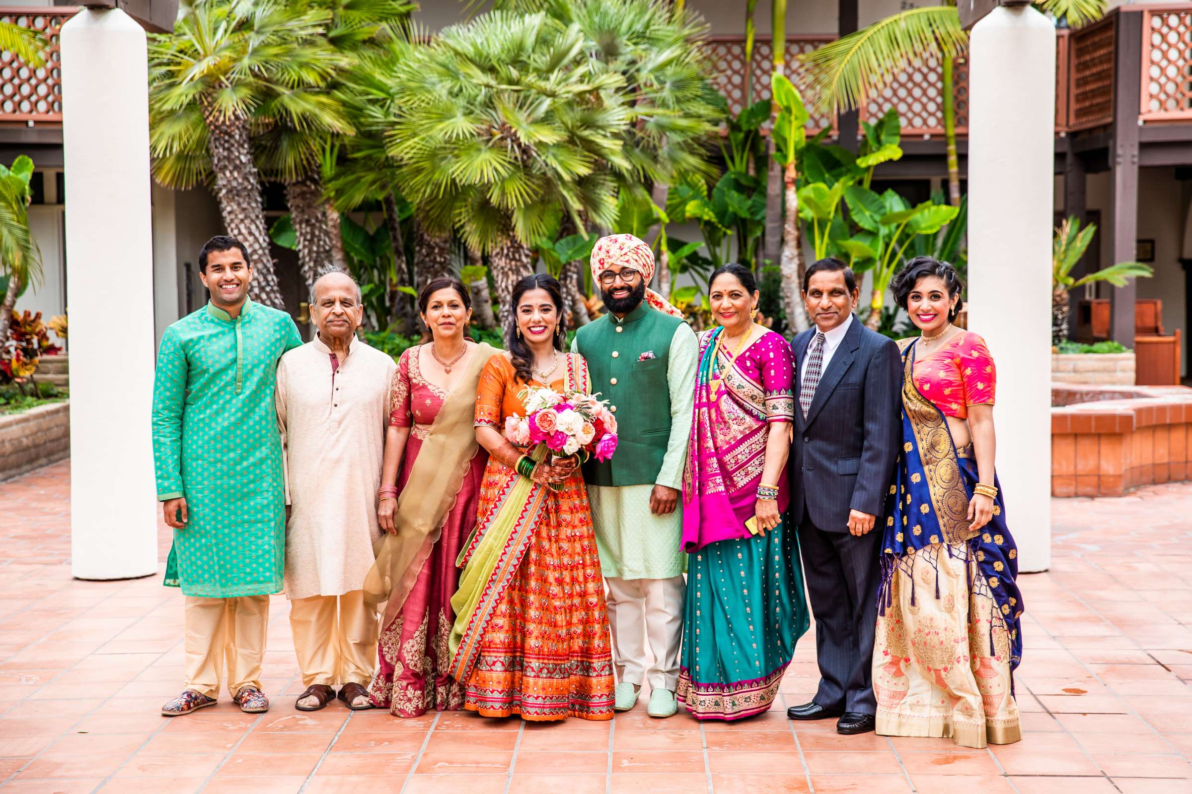 Family Formals at Scripps Seaside Forum Wedding coordinated by I Do Weddings, Gauri and Suraj Wedding Photo #57 by True Photography