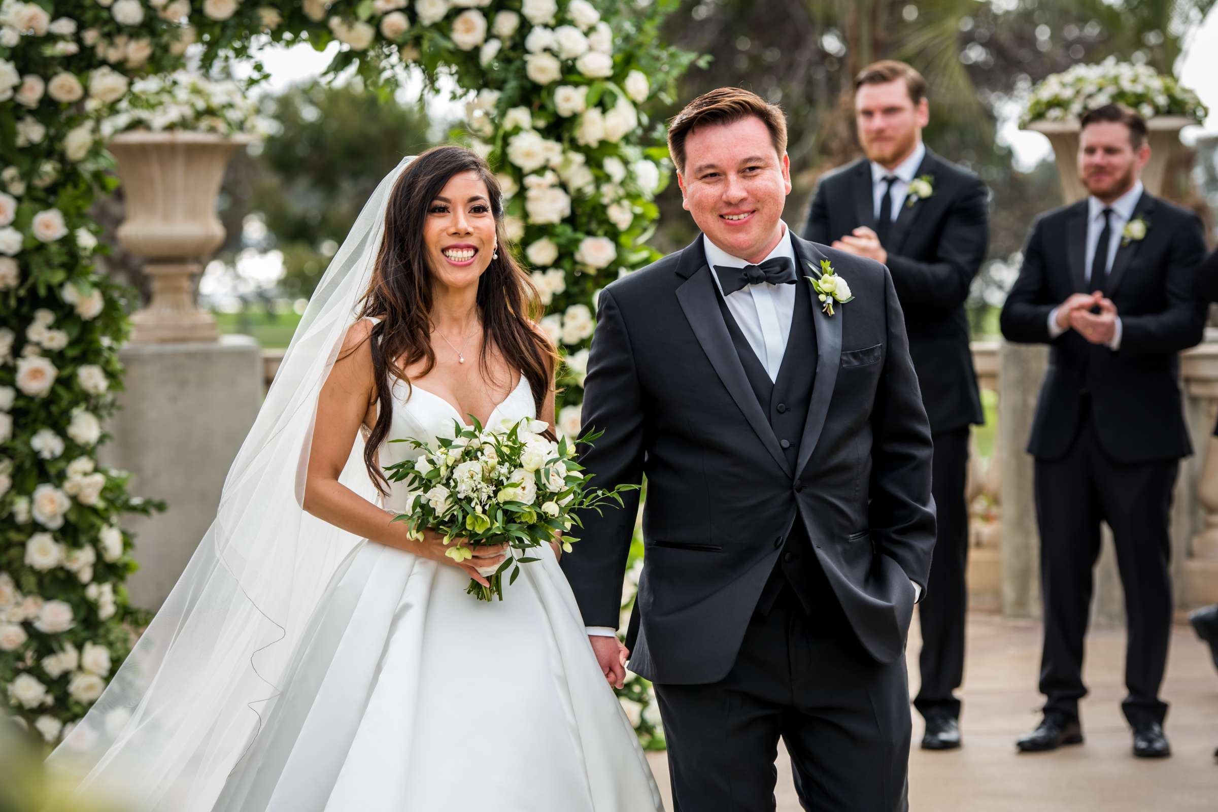 Hilton La Jolla Torrey Pines Wedding coordinated by Sweet Blossom Weddings, Jennifer and Sean Wedding Photo #99 by True Photography