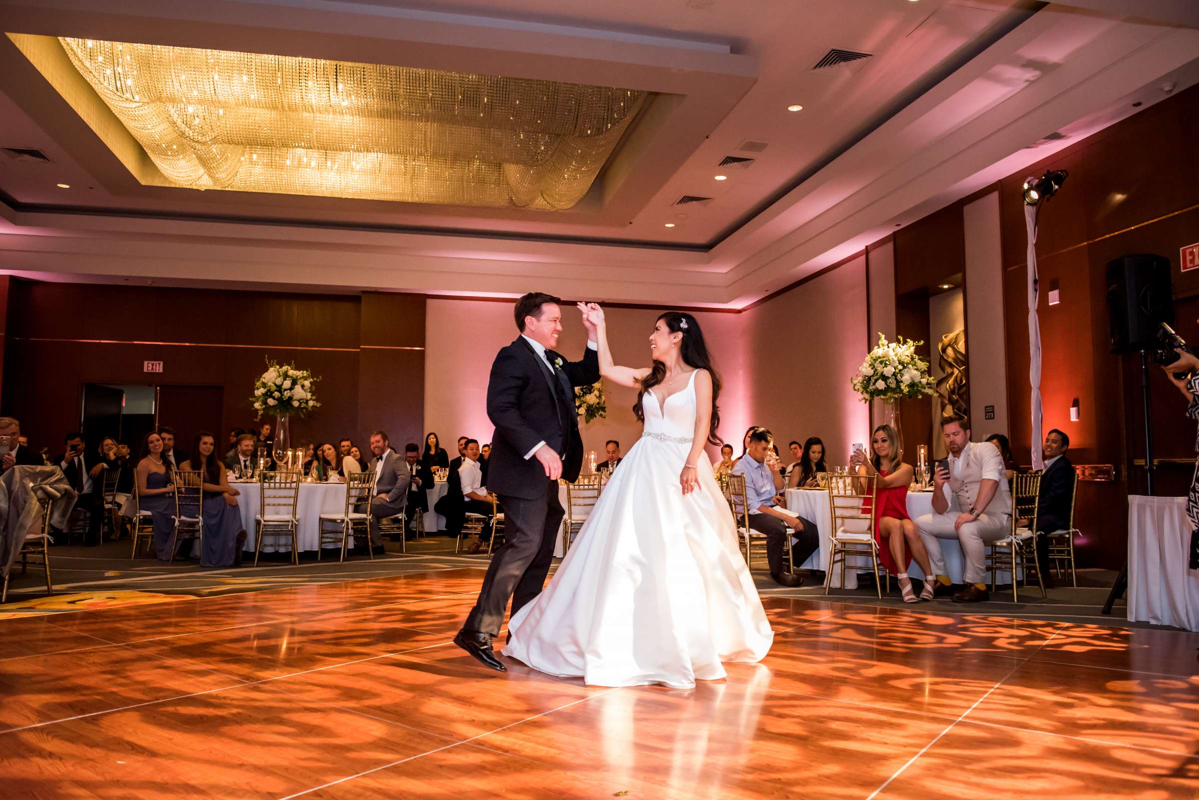 Hilton La Jolla Torrey Pines Wedding coordinated by Sweet Blossom Weddings, Jennifer and Sean Wedding Photo #120 by True Photography