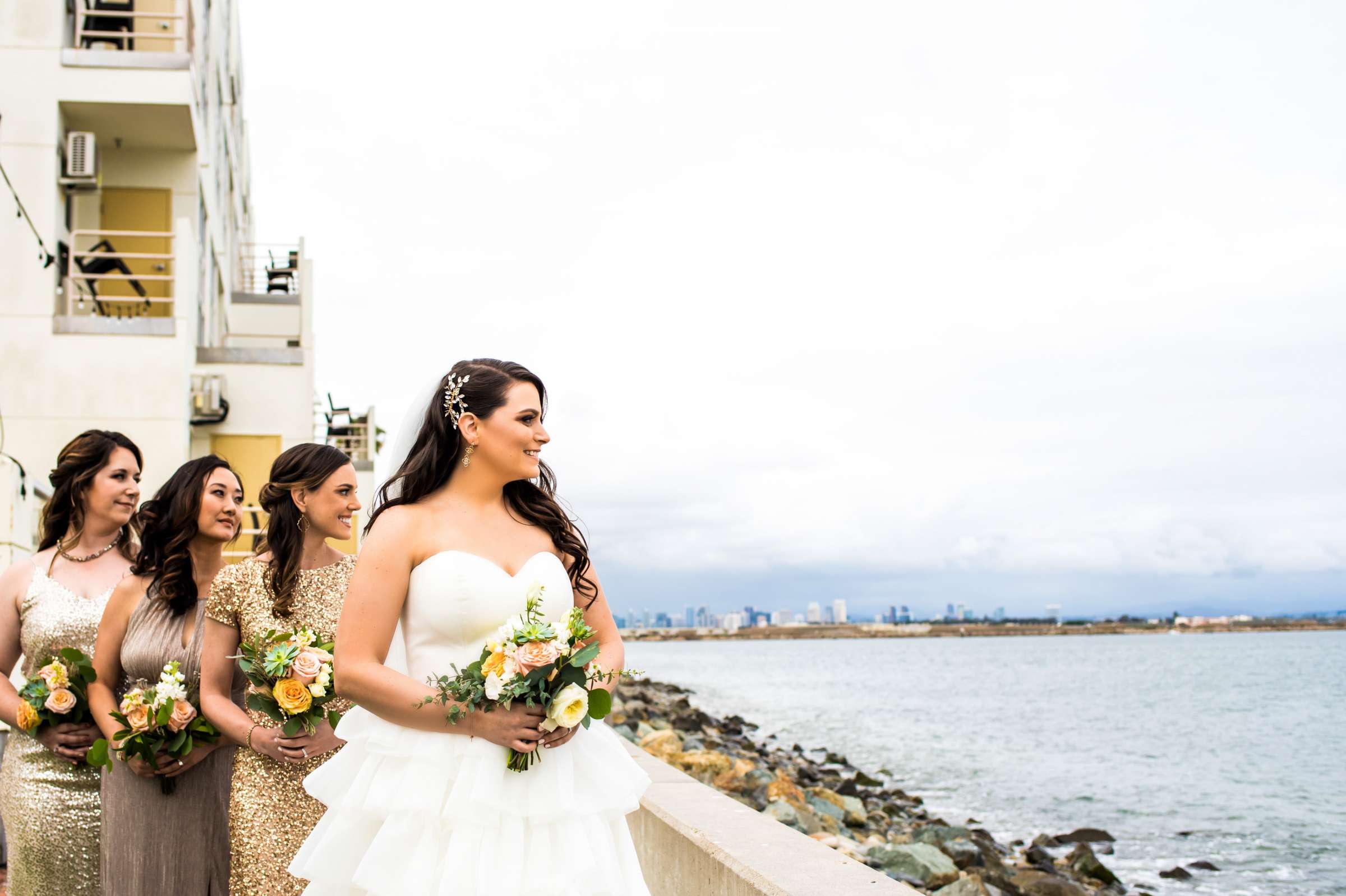 Ocean View Room Wedding coordinated by San Diego Life Events, Jenny and Brad Wedding Photo #12 by True Photography