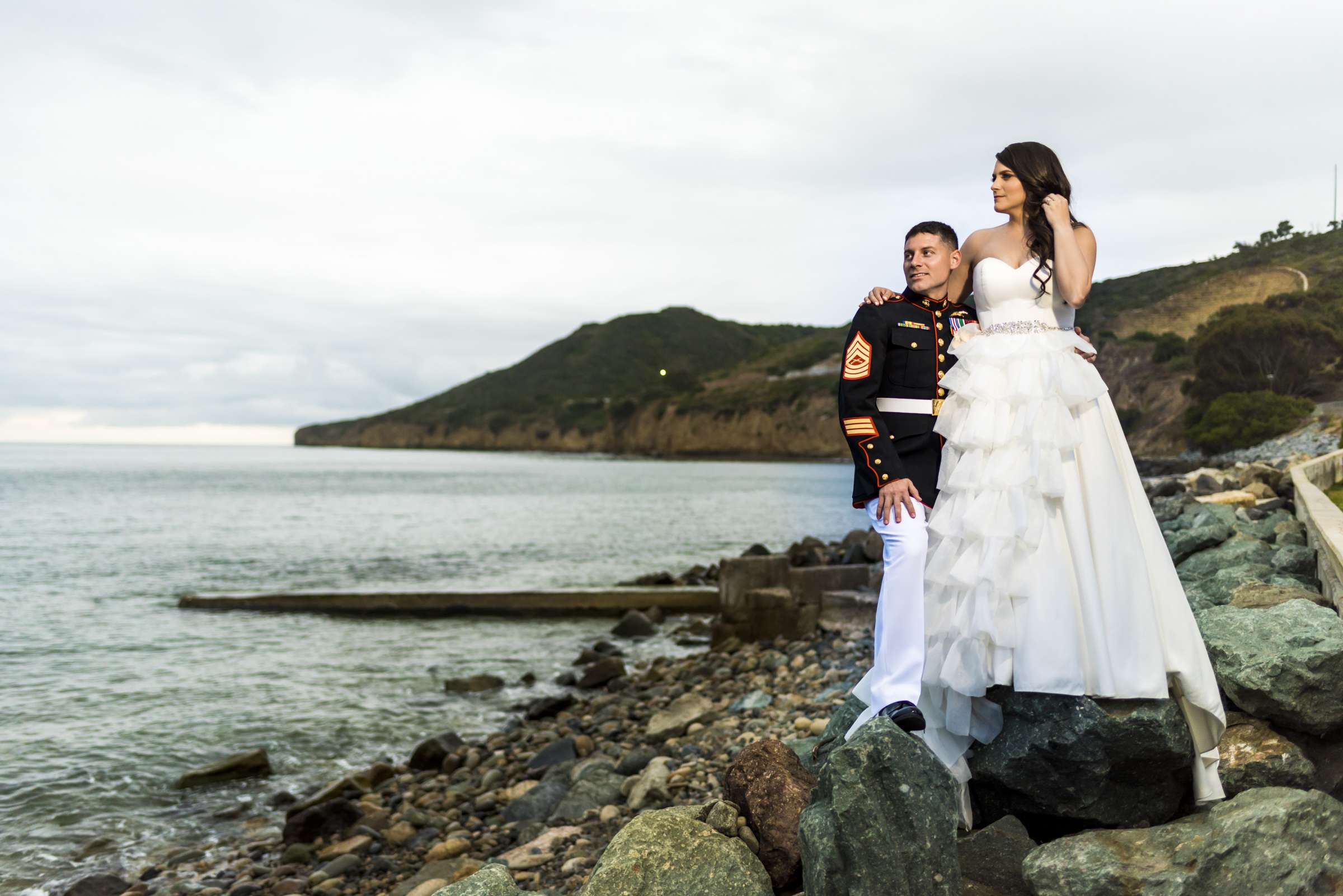 Ocean View Room Wedding coordinated by San Diego Life Events, Jenny and Brad Wedding Photo #1 by True Photography