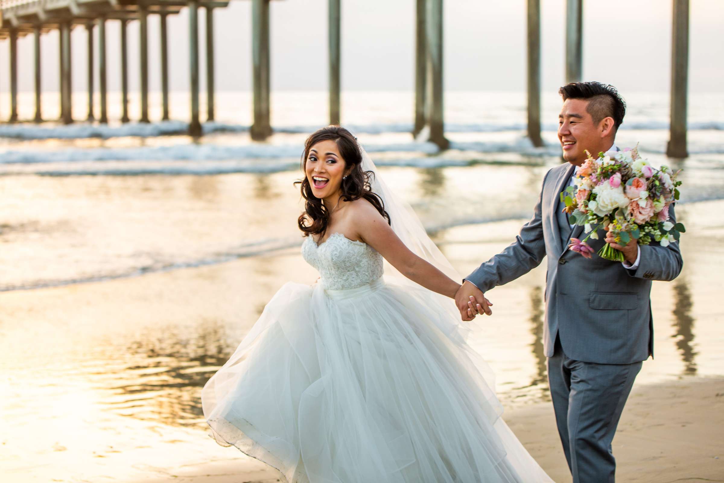 Scripps Seaside Forum Wedding coordinated by First Comes Love Weddings & Events, Beth and Brian Wedding Photo #153 by True Photography