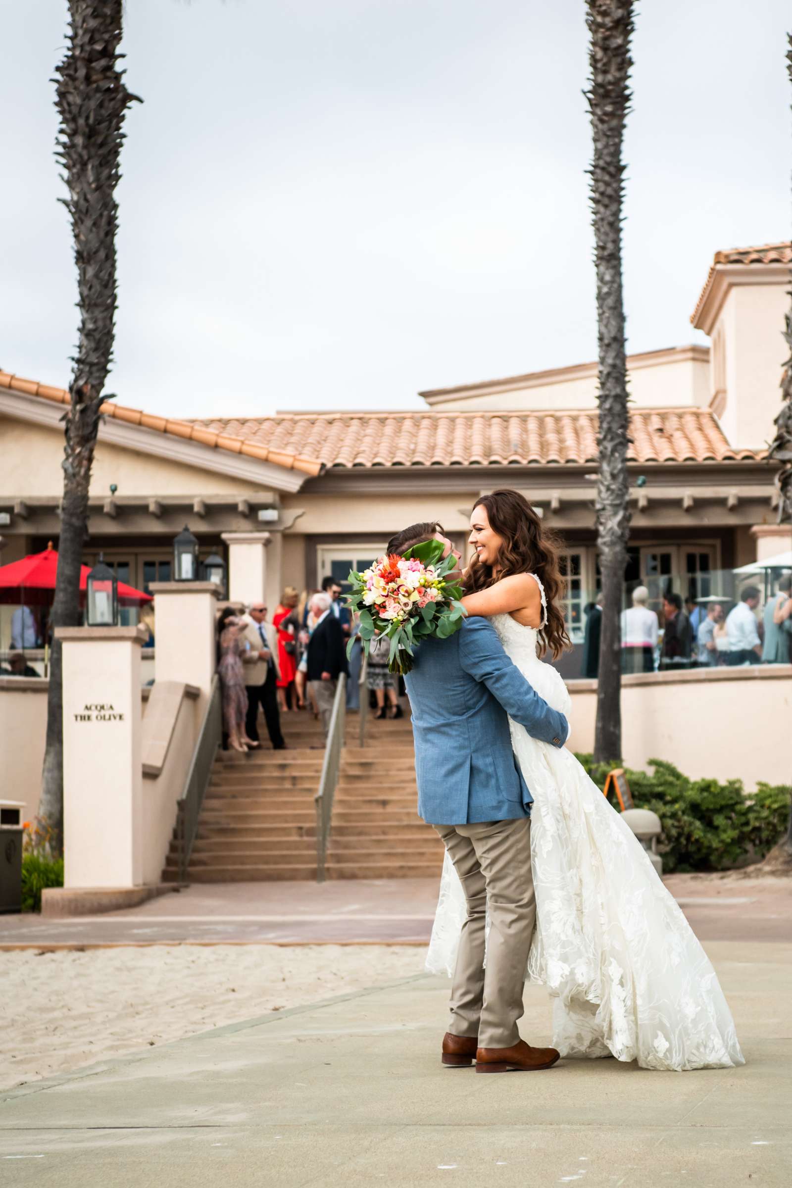 San Diego Mission Bay Resort Wedding coordinated by Cafe Au Love, Lauren and Adam Wedding Photo #3 by True Photography