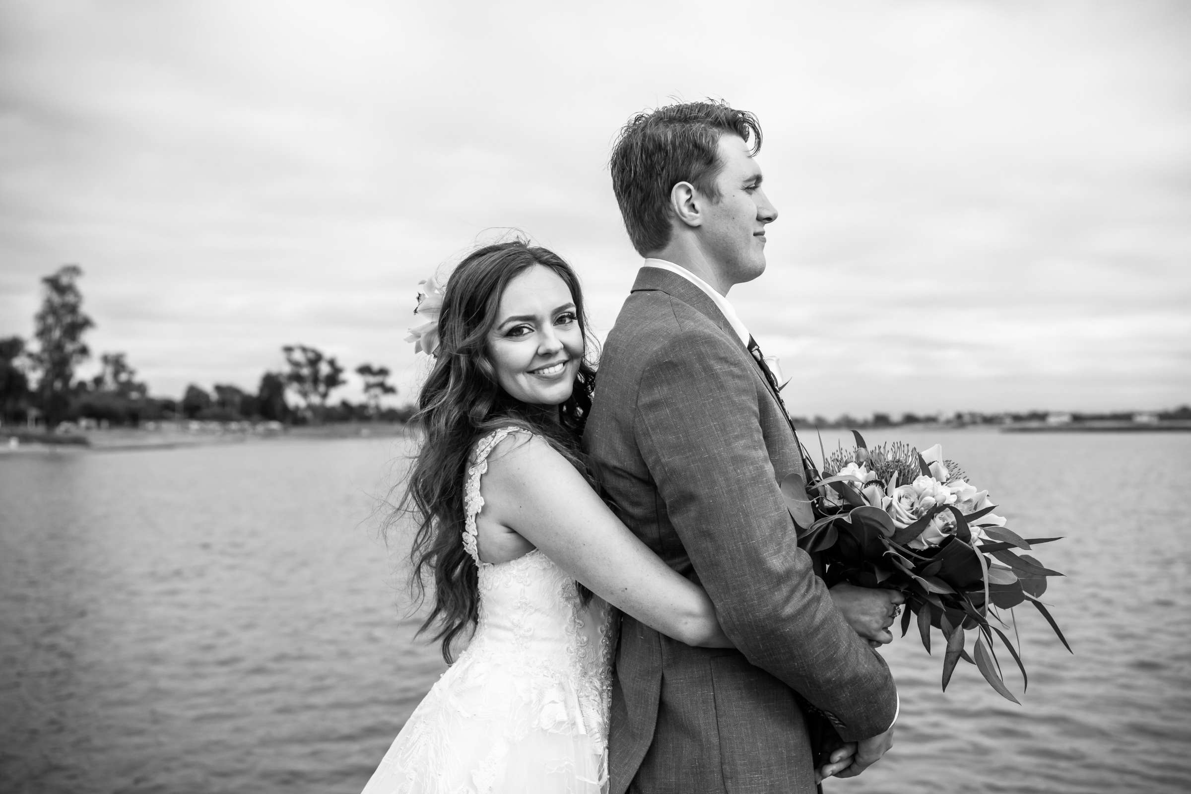 San Diego Mission Bay Resort Wedding coordinated by Cafe Au Love, Lauren and Adam Wedding Photo #5 by True Photography