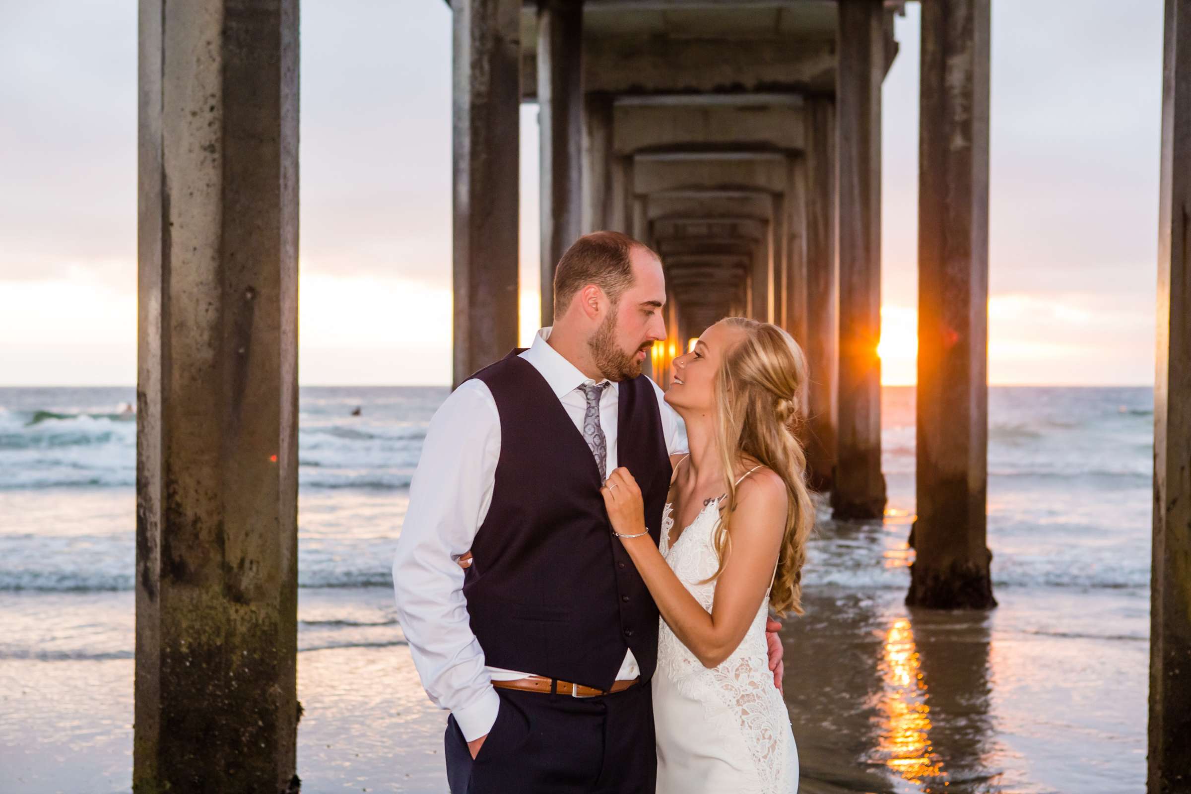 Scripps Seaside Forum Wedding coordinated by The Best Wedding For You, Jessica and Cameron Wedding Photo #8 by True Photography
