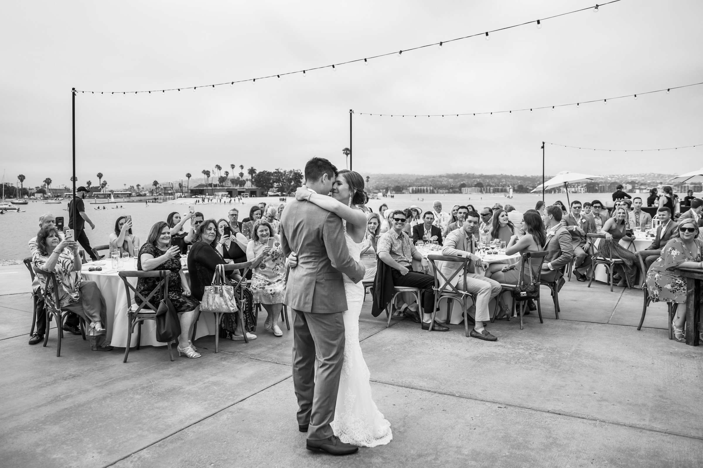 San Diego Rowing Club | The Garty Pavilion Wedding coordinated by Ivory + Stone Event Co., Emily and Tommy Wedding Photo #97 by True Photography