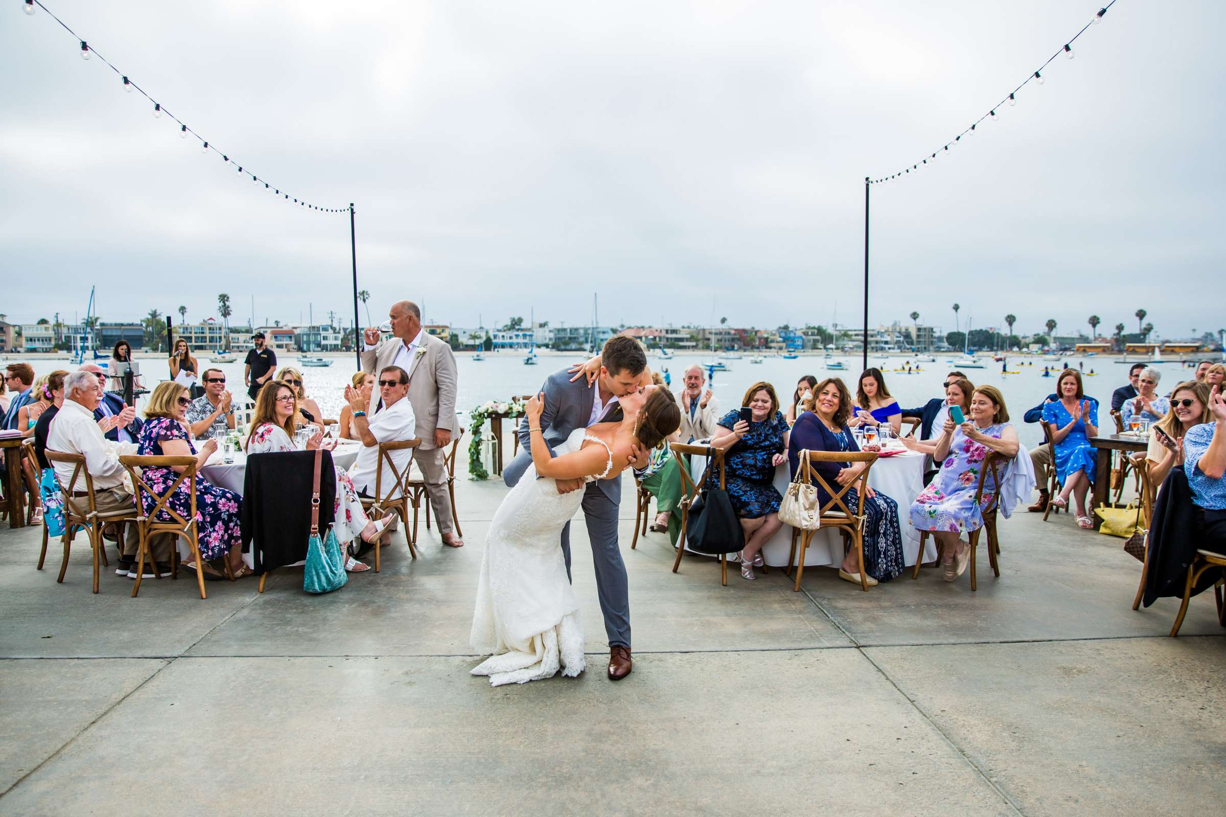 San Diego Rowing Club | The Garty Pavilion Wedding coordinated by Ivory + Stone Event Co., Emily and Tommy Wedding Photo #99 by True Photography