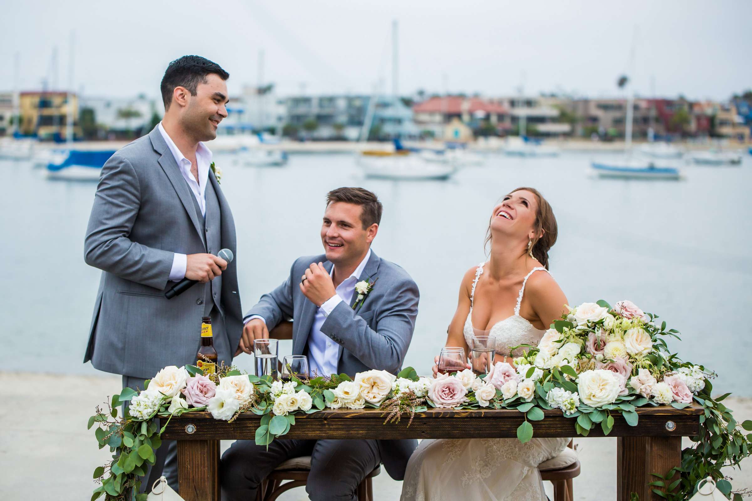 San Diego Rowing Club | The Garty Pavilion Wedding coordinated by Ivory + Stone Event Co., Emily and Tommy Wedding Photo #104 by True Photography