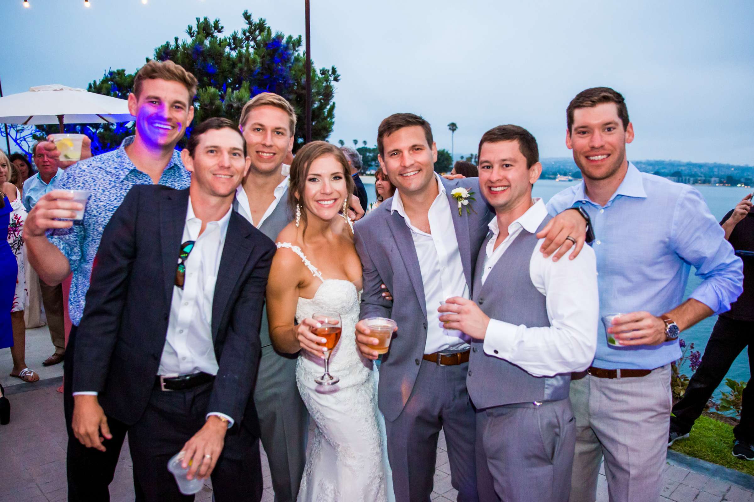 San Diego Rowing Club | The Garty Pavilion Wedding coordinated by Ivory + Stone Event Co., Emily and Tommy Wedding Photo #145 by True Photography