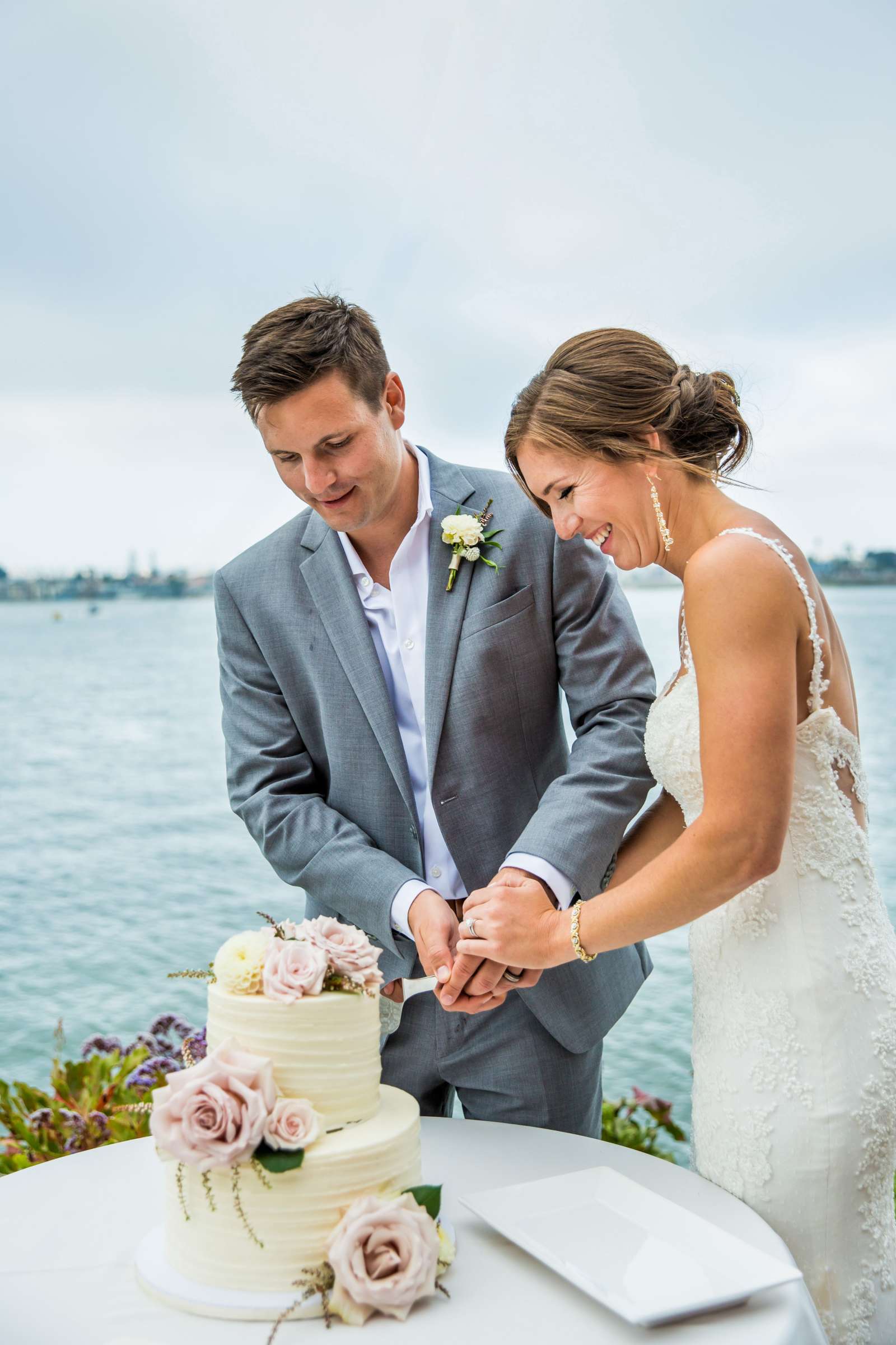 San Diego Rowing Club | The Garty Pavilion Wedding coordinated by Ivory + Stone Event Co., Emily and Tommy Wedding Photo #126 by True Photography